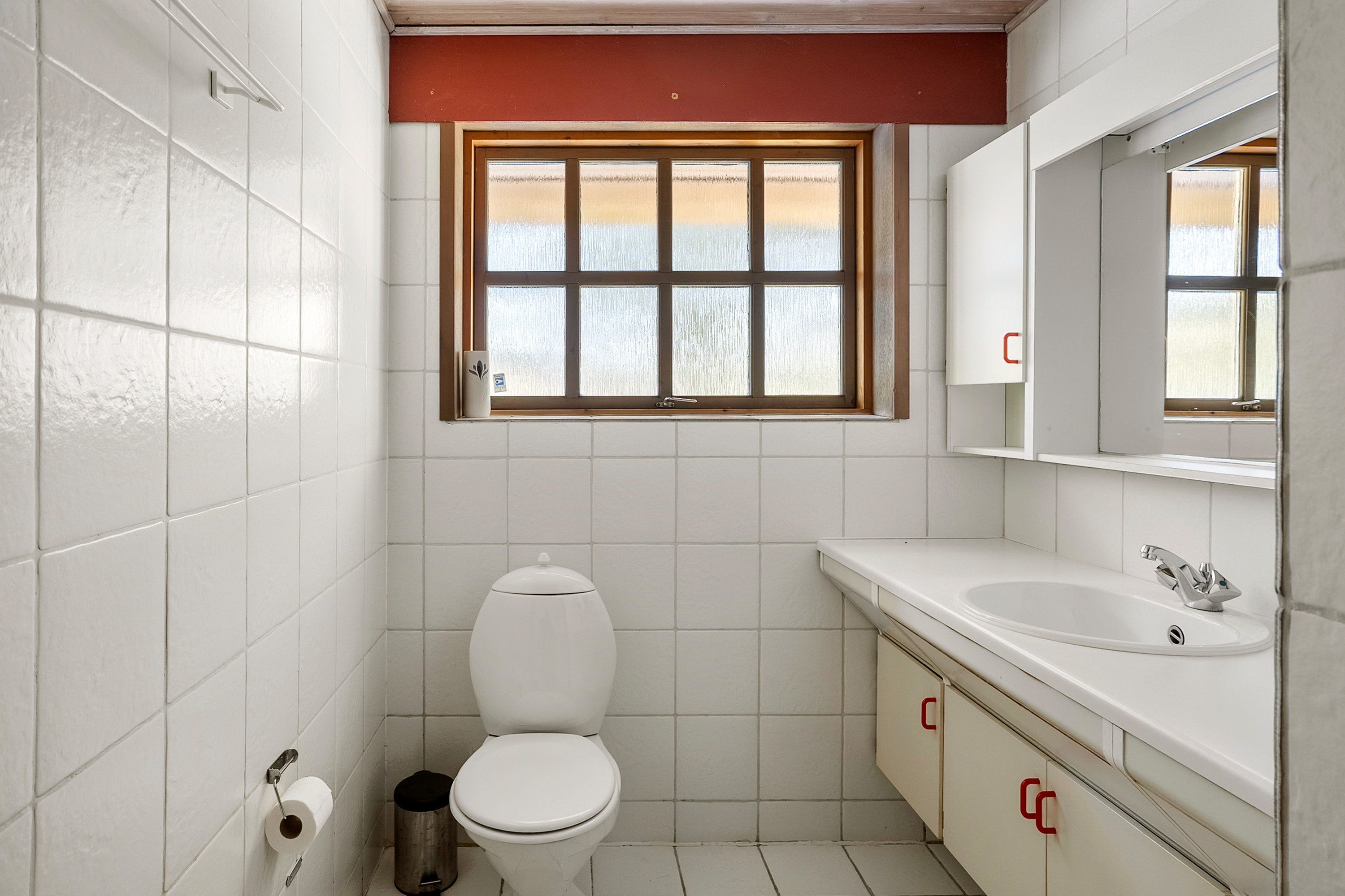 Fremhævet badeværelse billede i fuldskærmstilstand. Billede af Vester Mosevej 9, Husby, 6990 Ulfborg