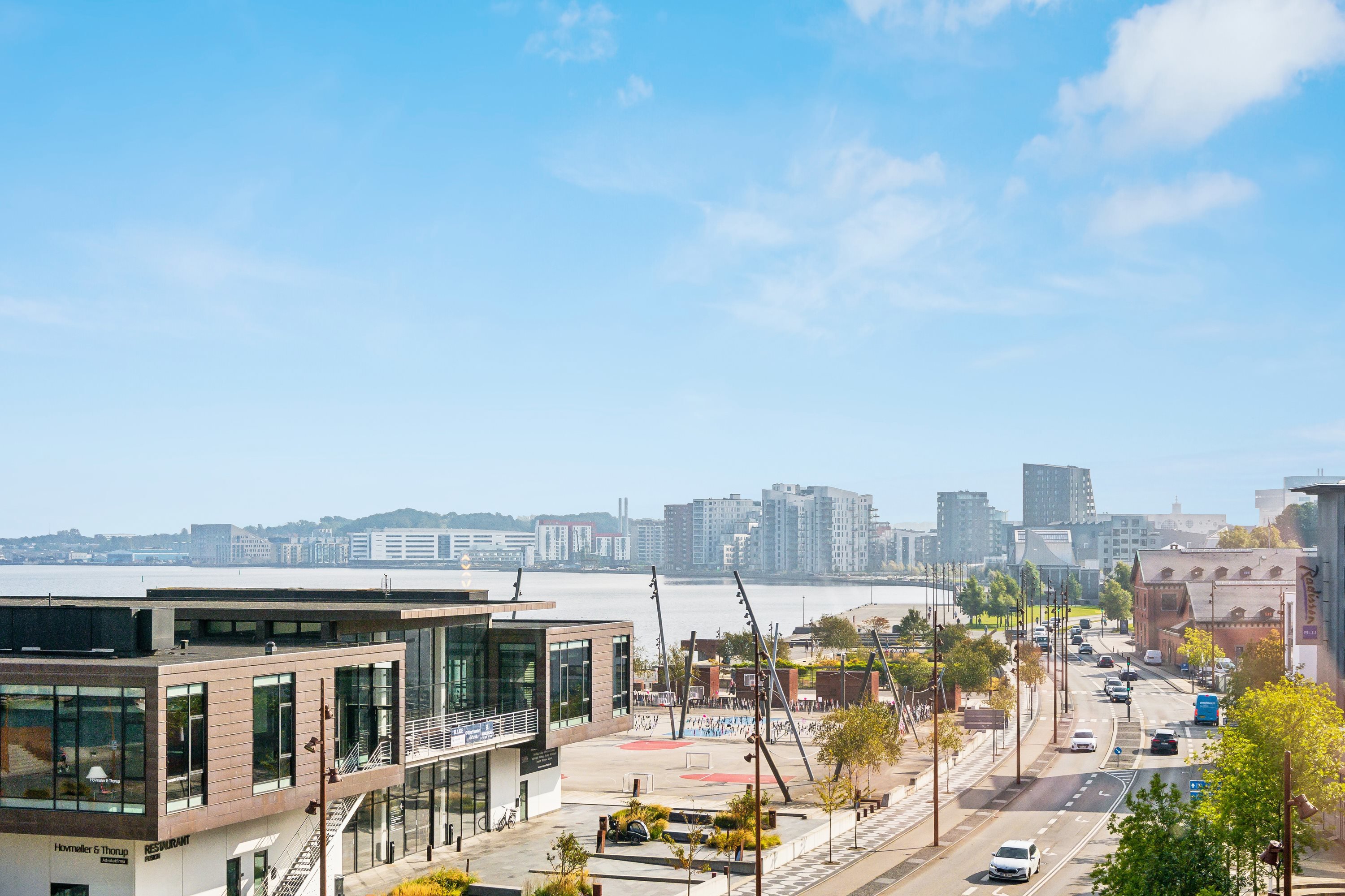 Fremhævet fælles terrasse billede i fuldskærmstilstand. Billede af Strandvejen 3, 6. 1., 9000 Aalborg