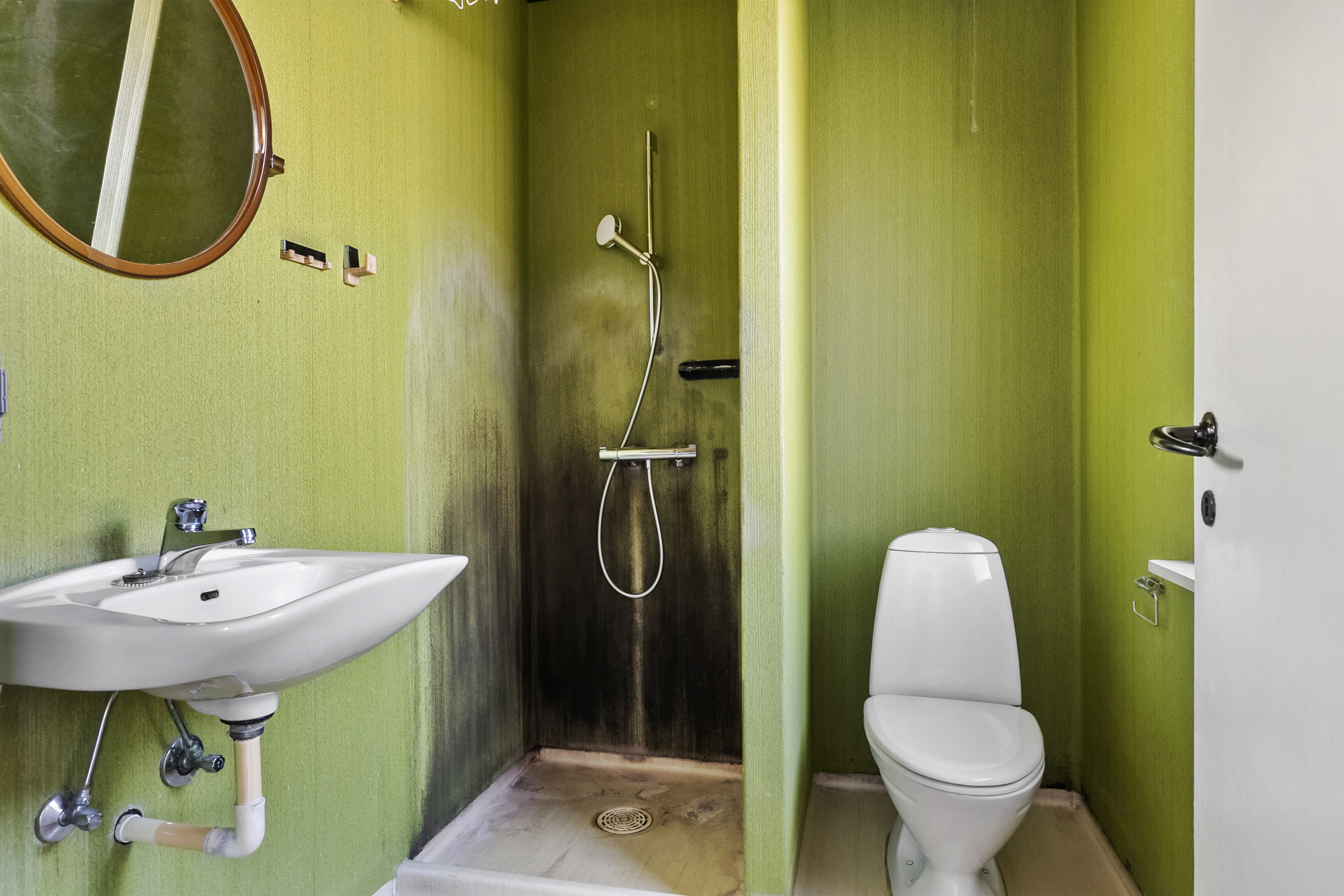 Fremhævet badeværelse billede i fuldskærmstilstand. Billede af Fjordglimtsvej 9, 8700 Horsens