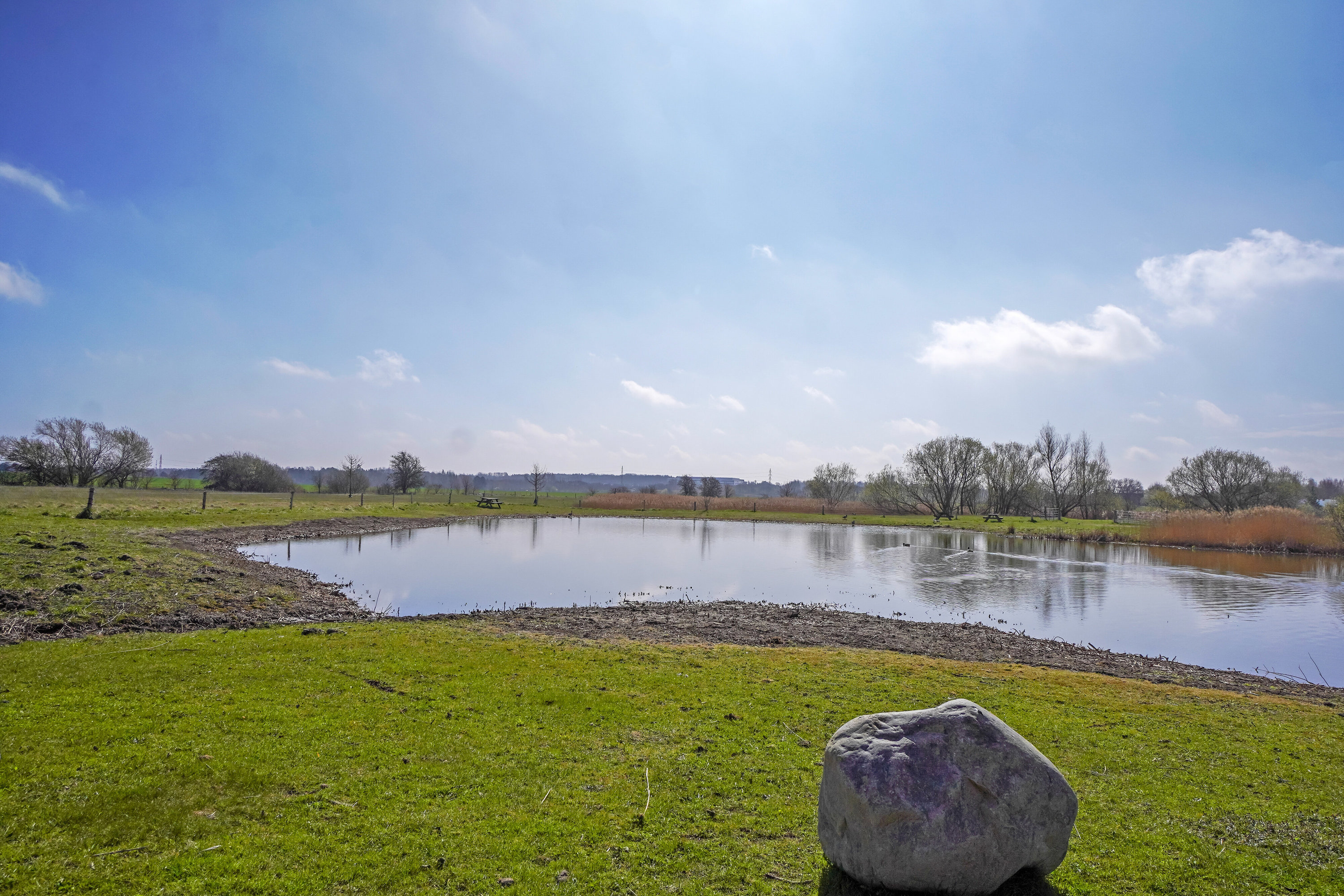 Fremhævet set fra haven billede i fuldskærmstilstand. Billede af Jernaldermarken 92, Himmelev, 4000 Roskilde