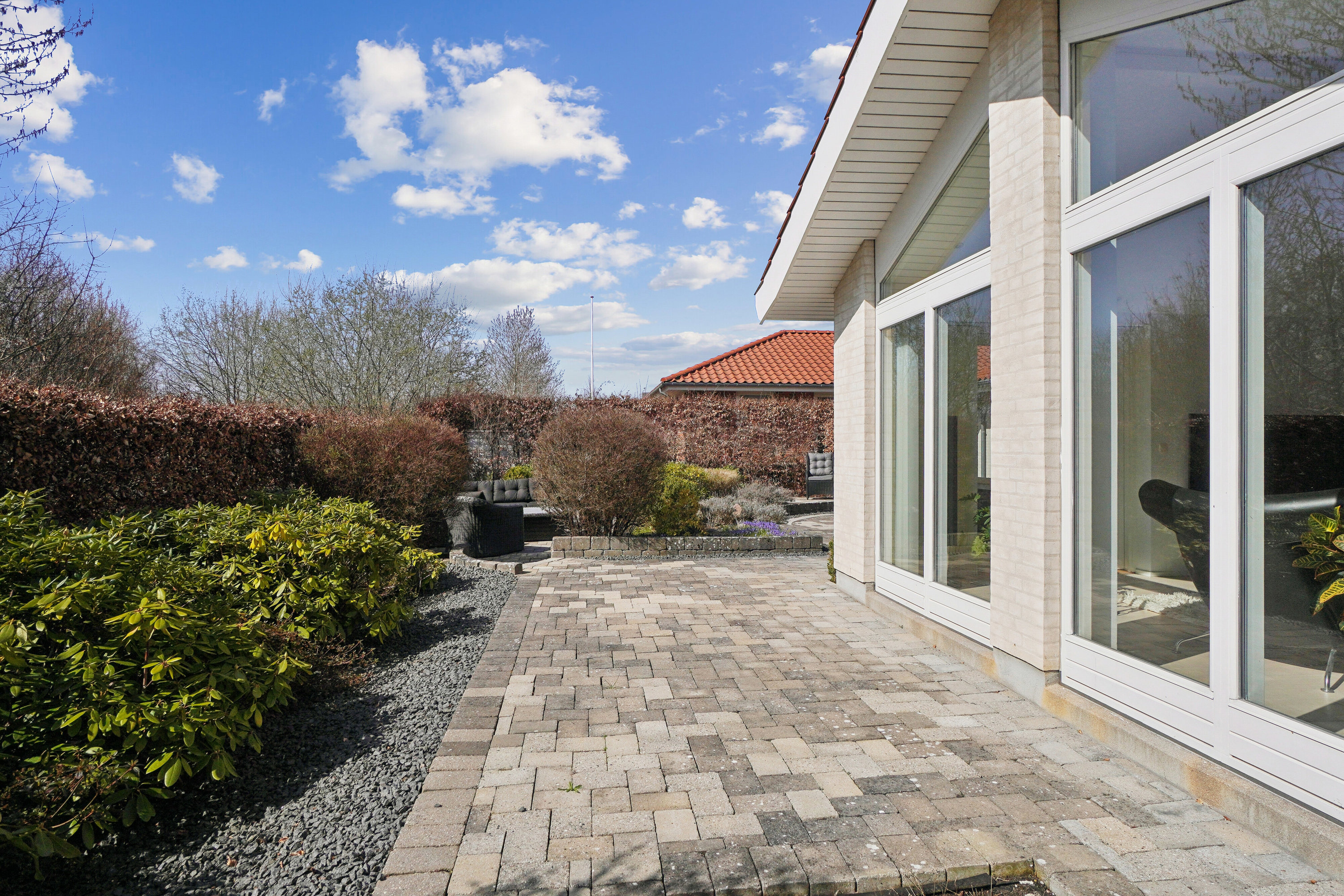 Fremhævet udendørs billede i fuldskærmstilstand. Billede af Jernaldermarken 92, Himmelev, 4000 Roskilde