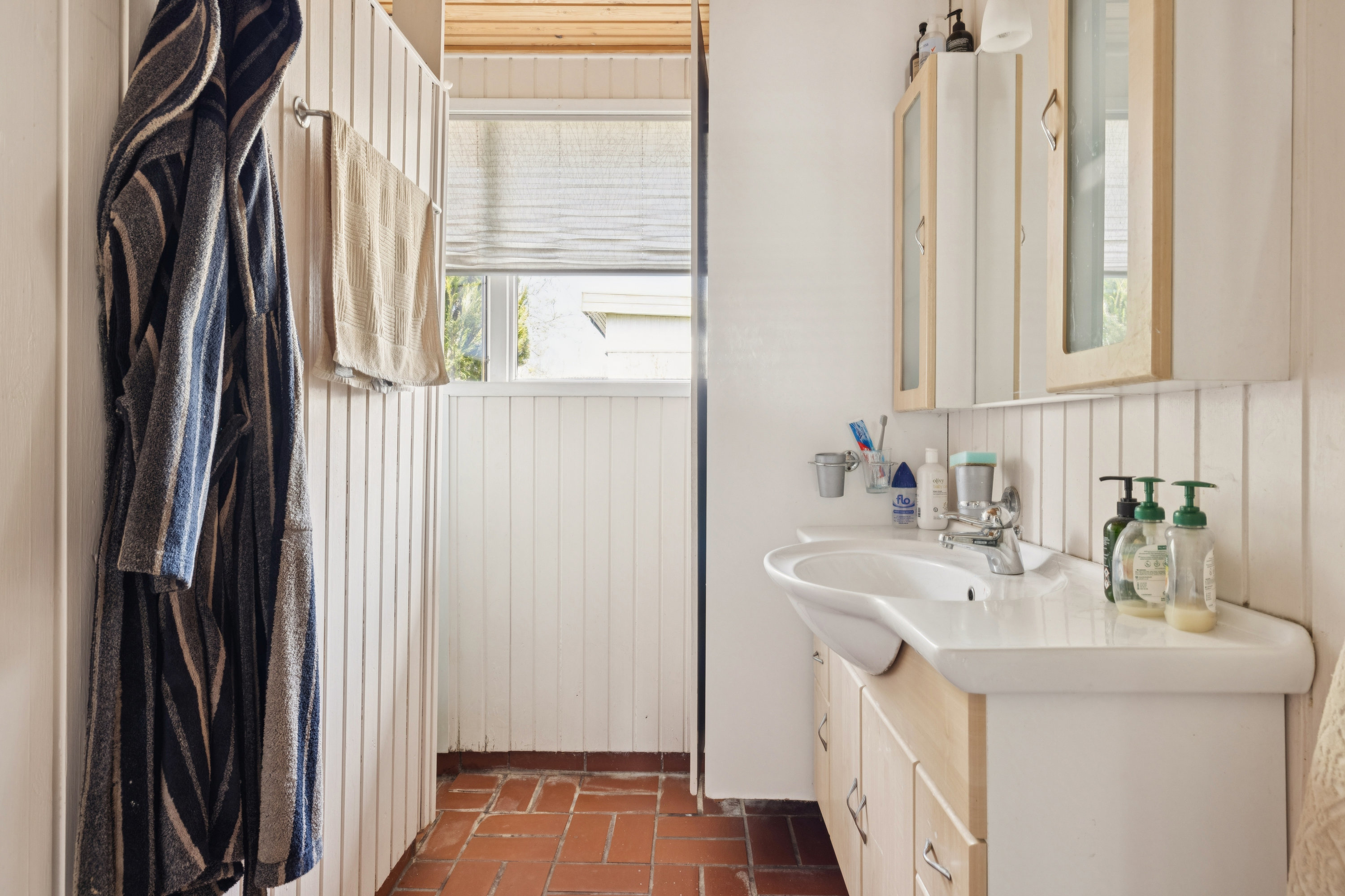 Fremhævet badeværelse billede i fuldskærmstilstand. Billede af Høgevej 16, Bruunshåb, 8800 Viborg