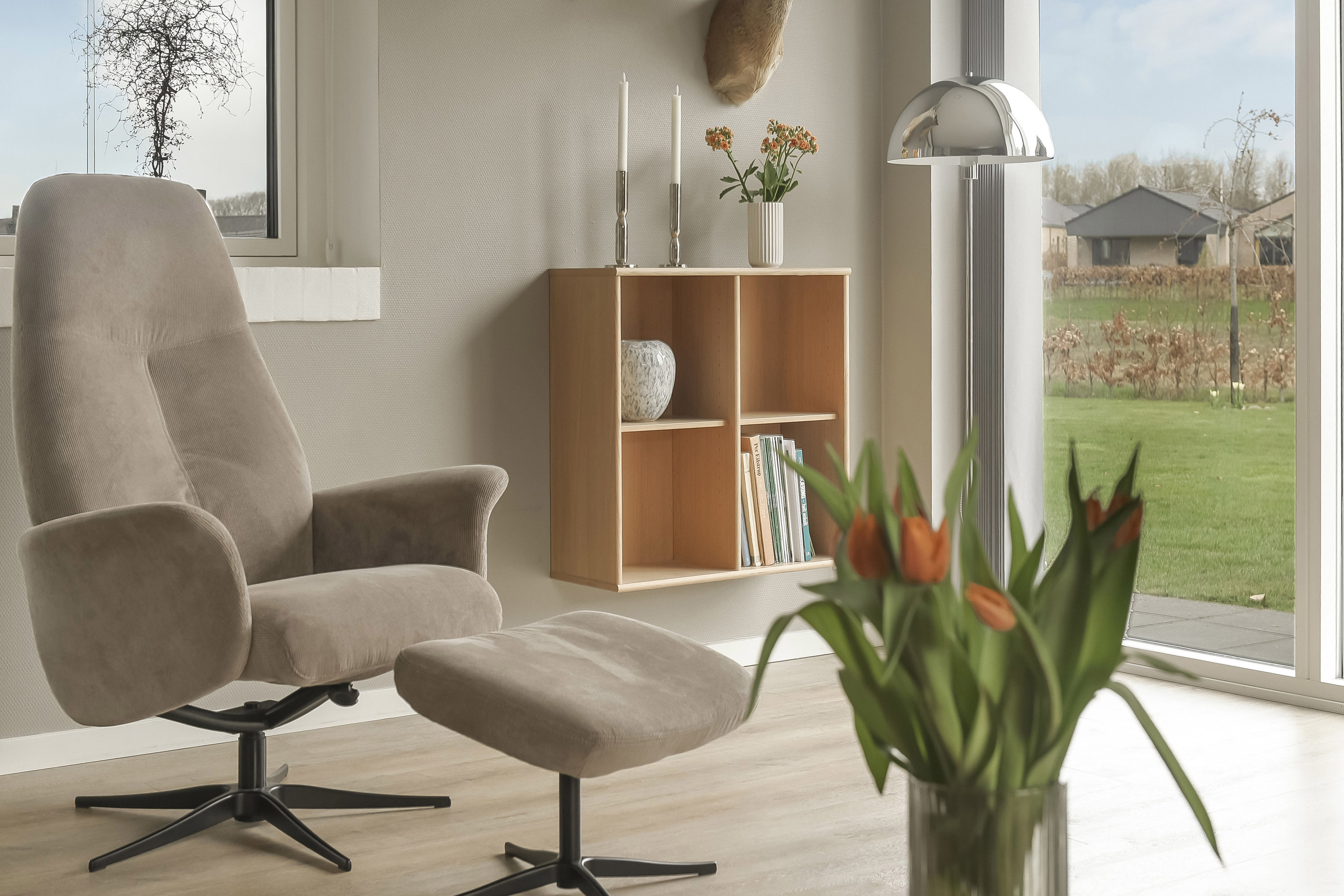 Fremhævet stue billede i fuldskærmstilstand. Billede af Frejasvej 64, 6840 Oksbøl