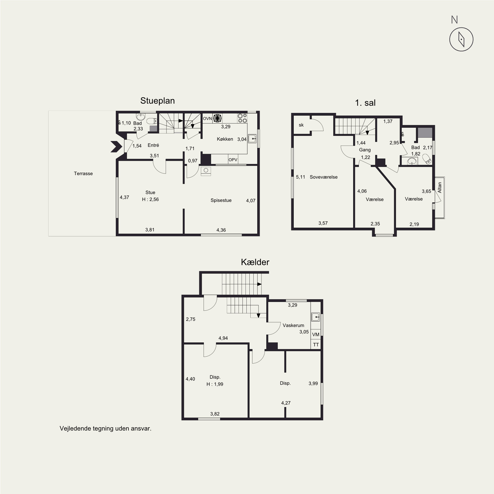 Plantegninger billede af Langelandsgade 11, 8700 Horsens