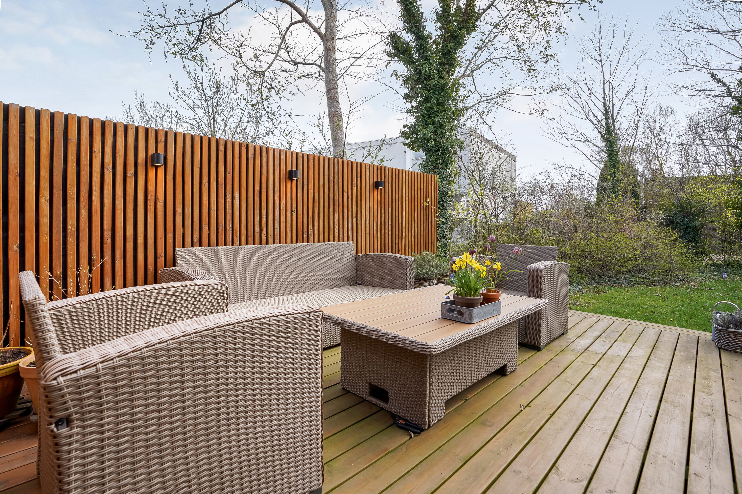 Fremhævet terrasse billede i fuldskærmstilstand. Billede af Bogensevej 38B, st.., Næsby, 5270 Odense N