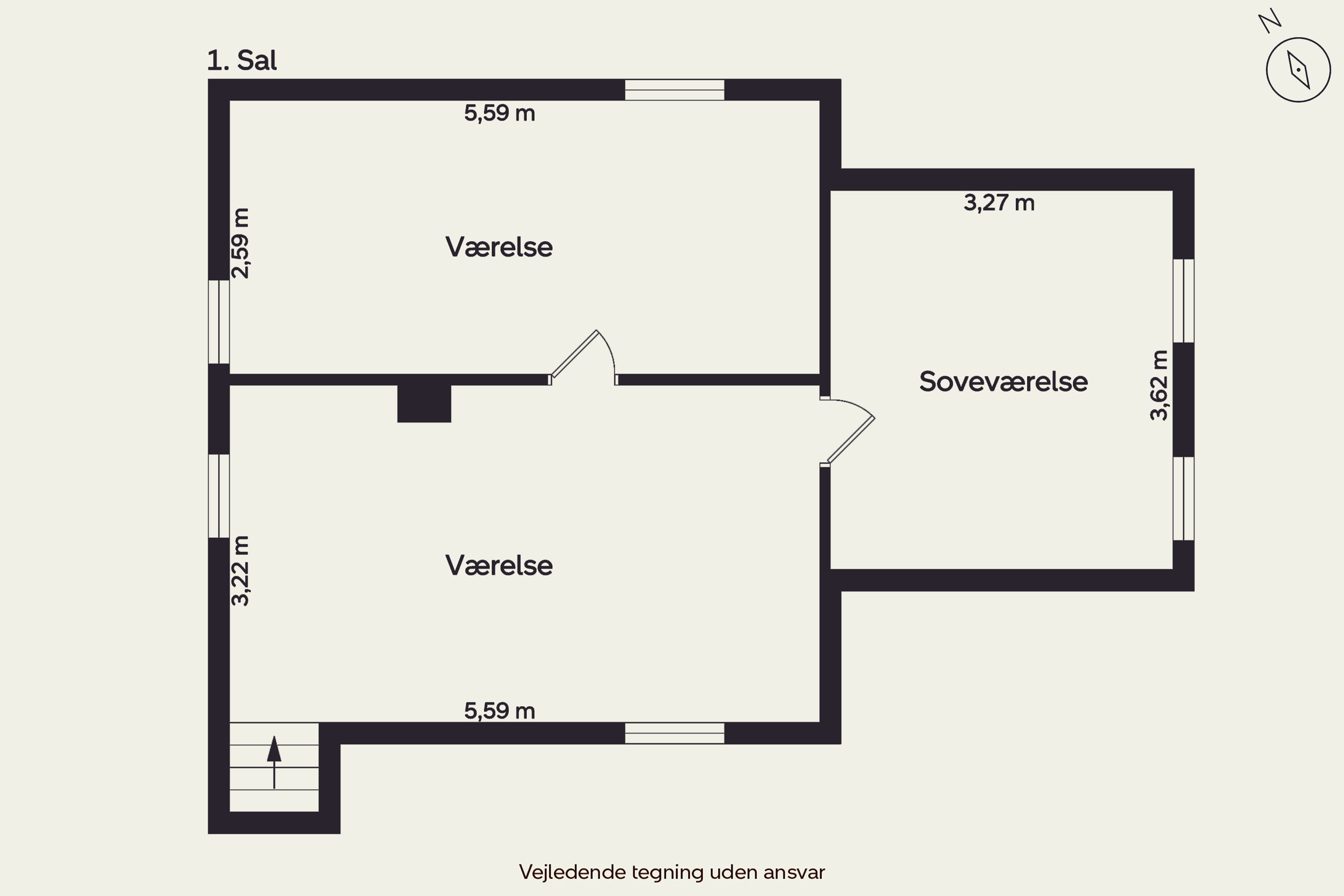 Plantegninger billede af Ballevej 122, Gammelby, 7300 Jelling