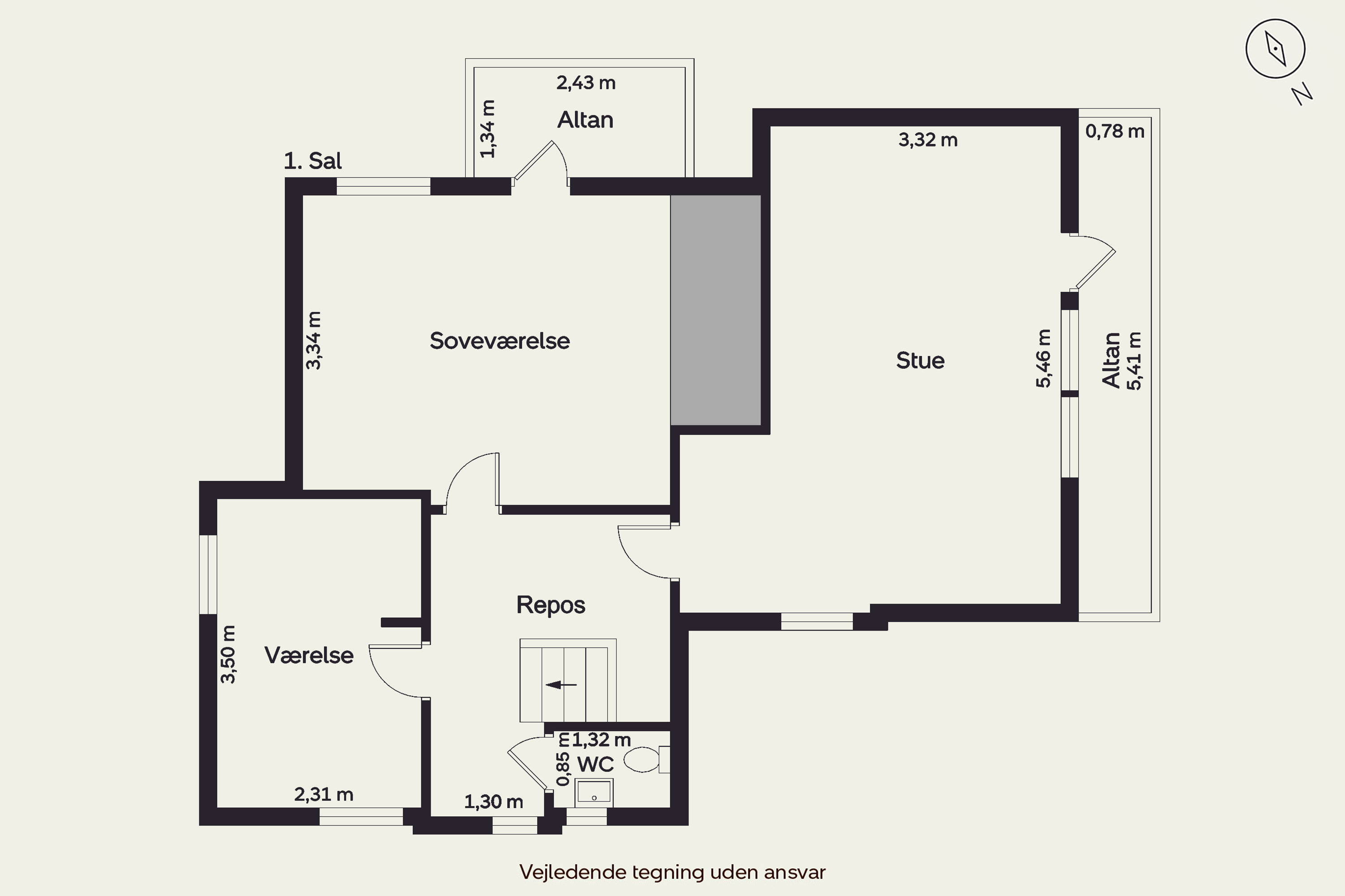 Plantegninger billede af Gl Strandvej 97, Strib, 5500 Middelfart