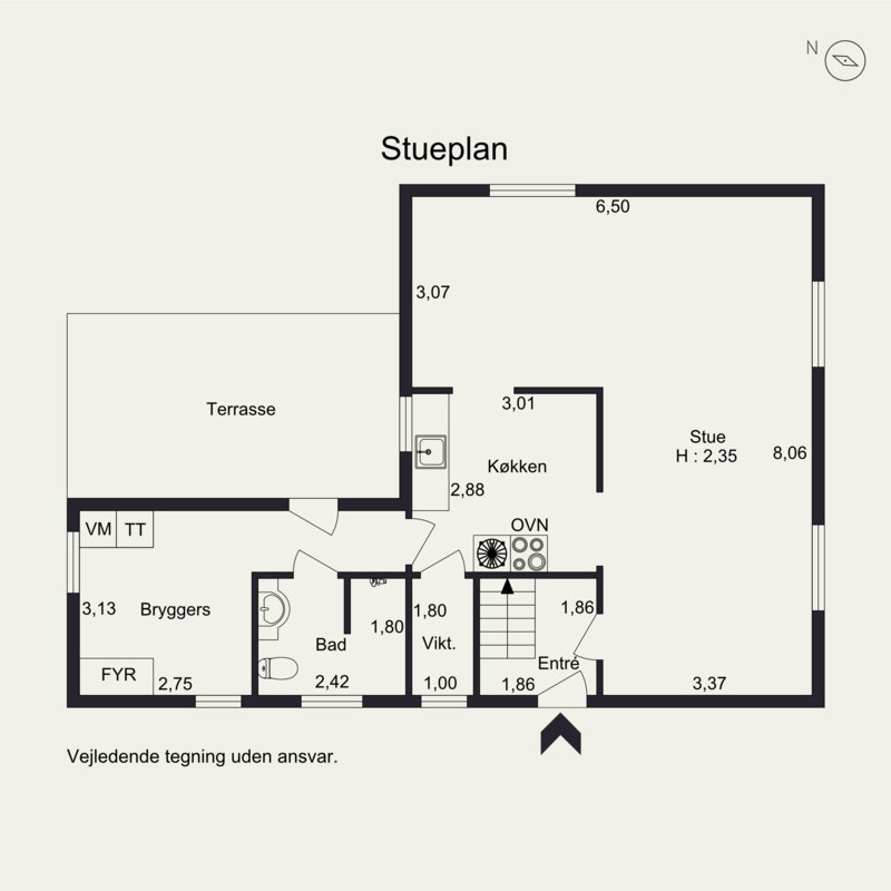 Plantegninger billede af Langbjergvej 2, 6621 Gesten