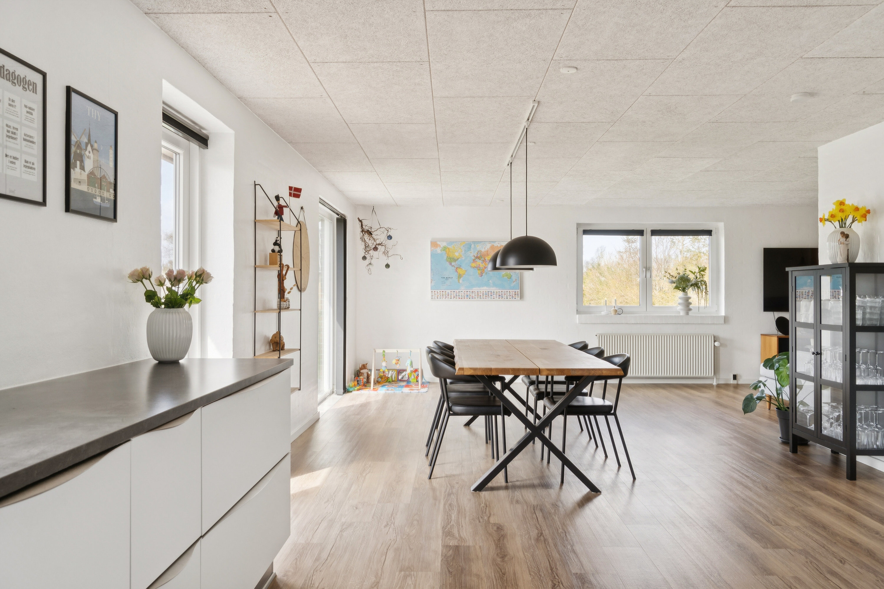 Fremhævet spisestue billede i fuldskærmstilstand. Billede af Røllikevej 37, 7700 Thisted