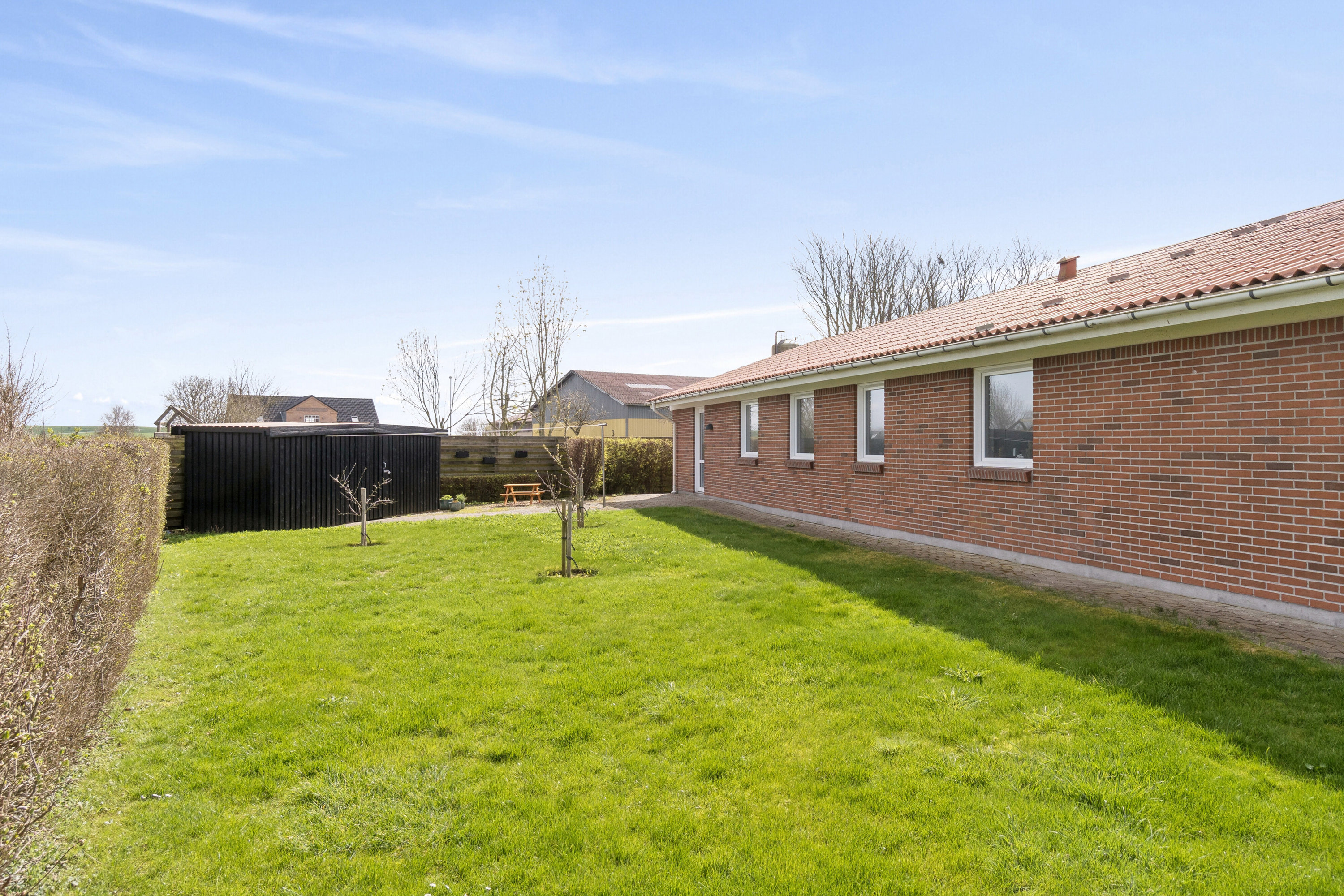 Fremhævet set fra haven billede i fuldskærmstilstand. Billede af Røllikevej 37, 7700 Thisted