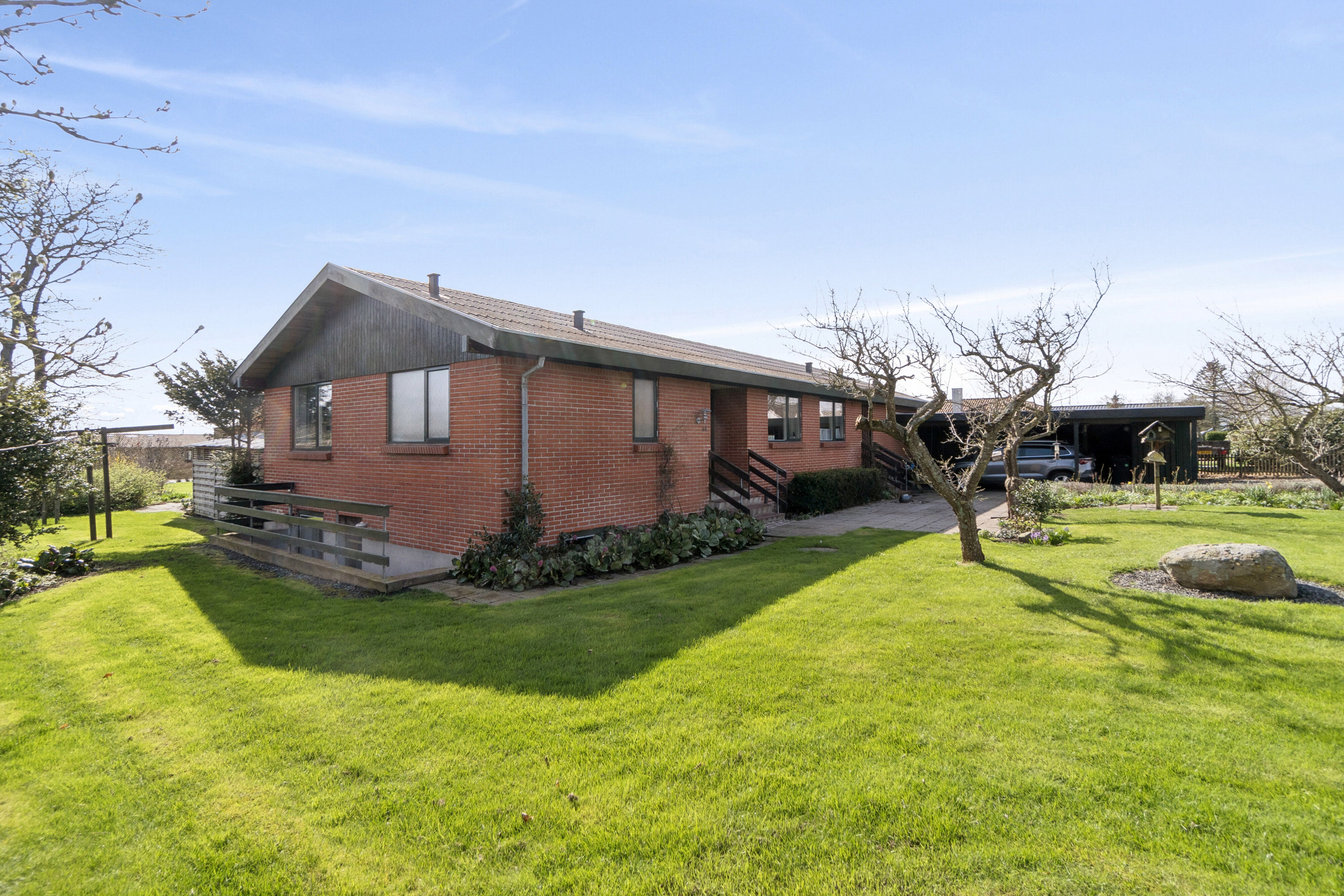 Fremhævet set fra haven billede i fuldskærmstilstand. Billede af Klosterengen 44, Sennels, 7700 Thisted