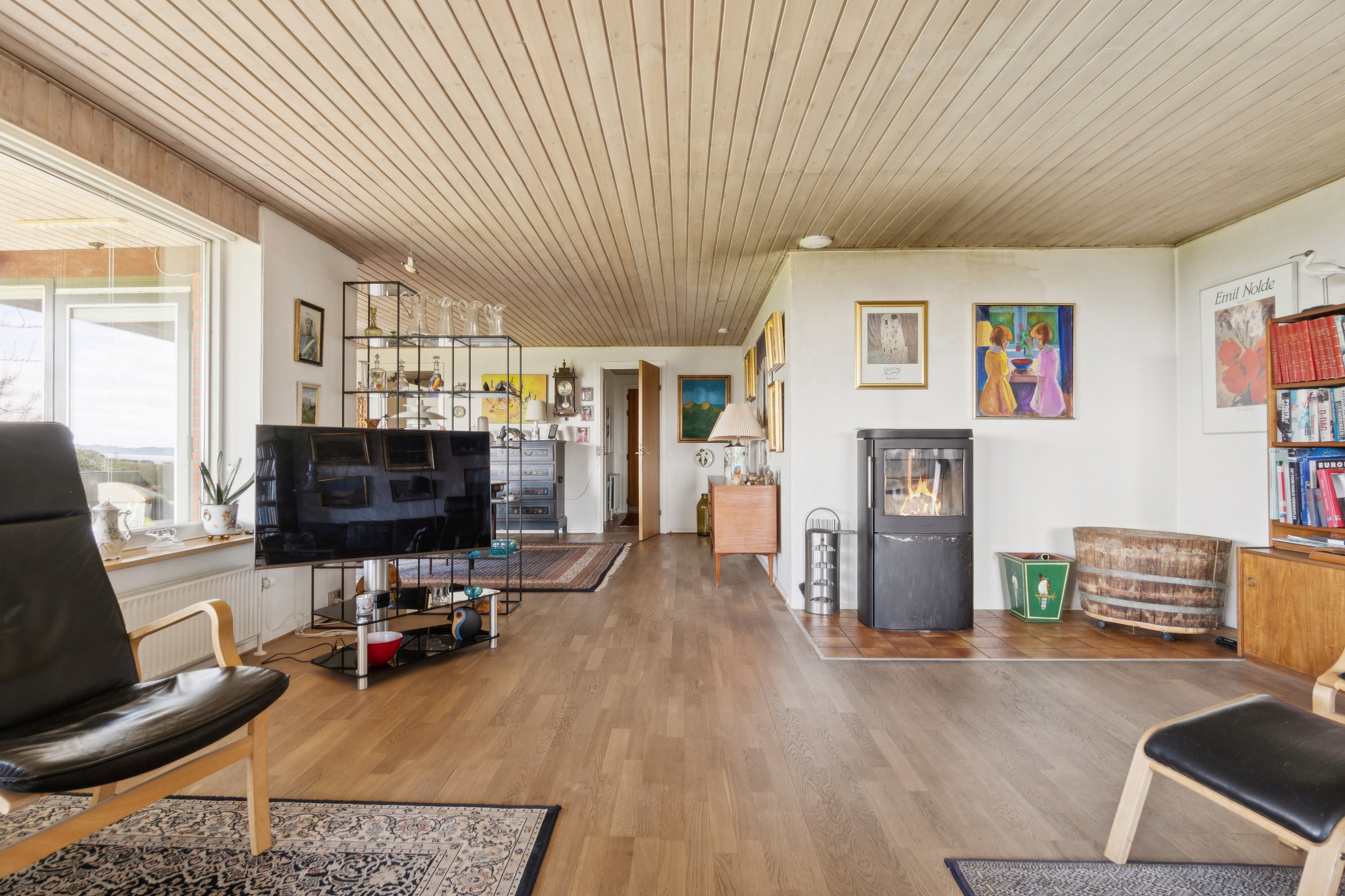 Fremhævet stue billede i fuldskærmstilstand. Billede af Klosterengen 44, Sennels, 7700 Thisted