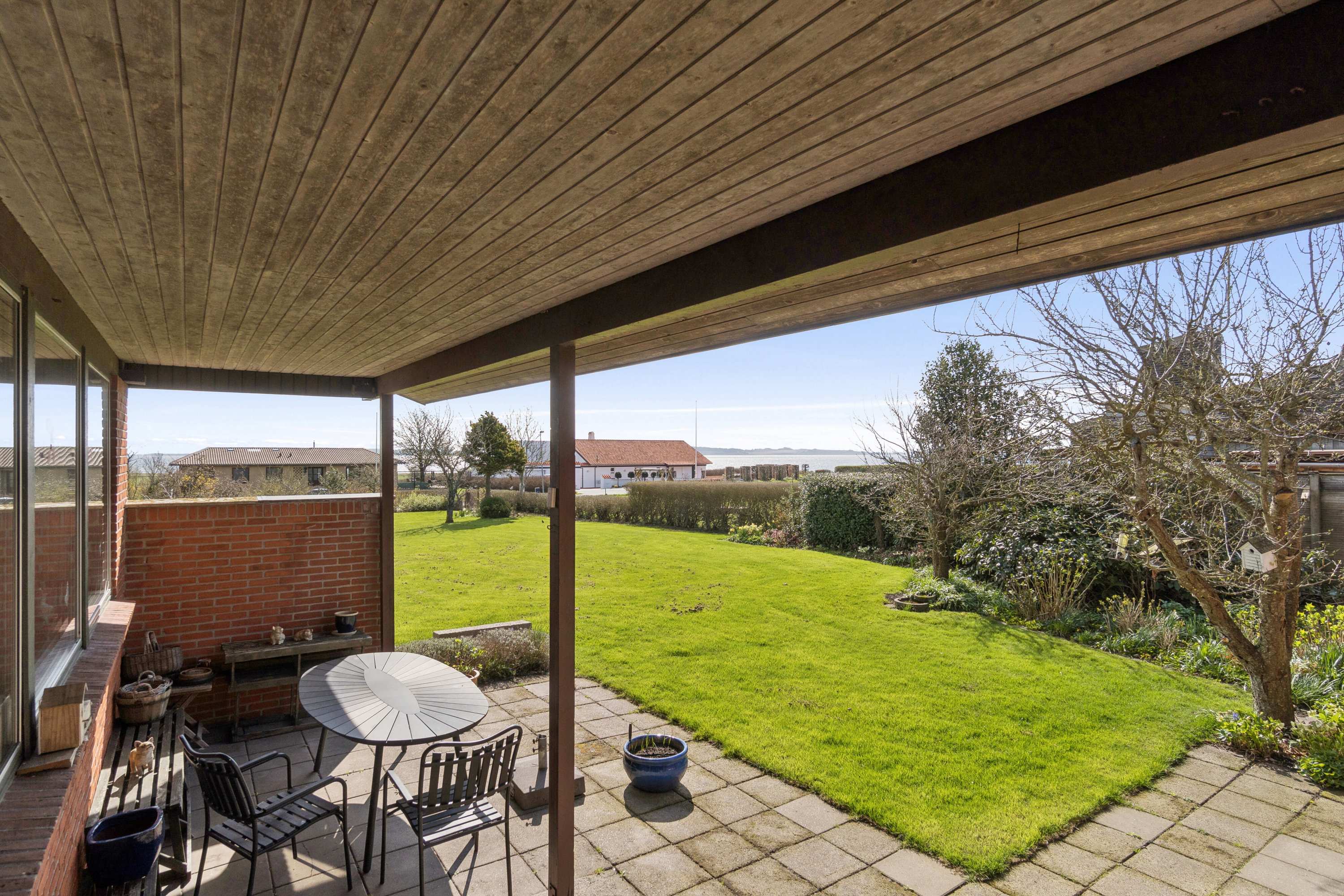 Fremhævet overdækket terrasse billede i fuldskærmstilstand. Billede af Klosterengen 44, Sennels, 7700 Thisted