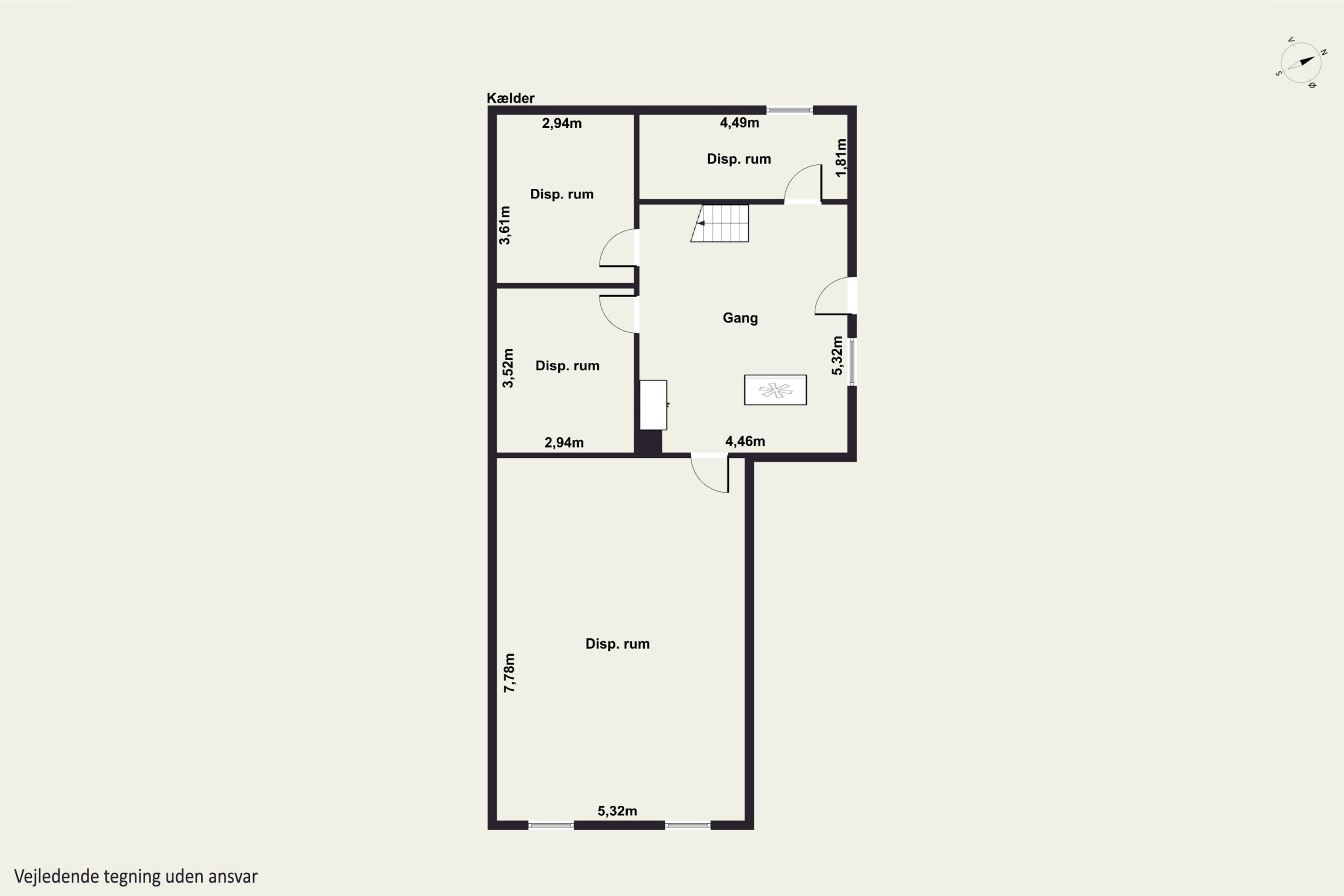 Plantegninger billede af Klosterengen 44, Sennels, 7700 Thisted