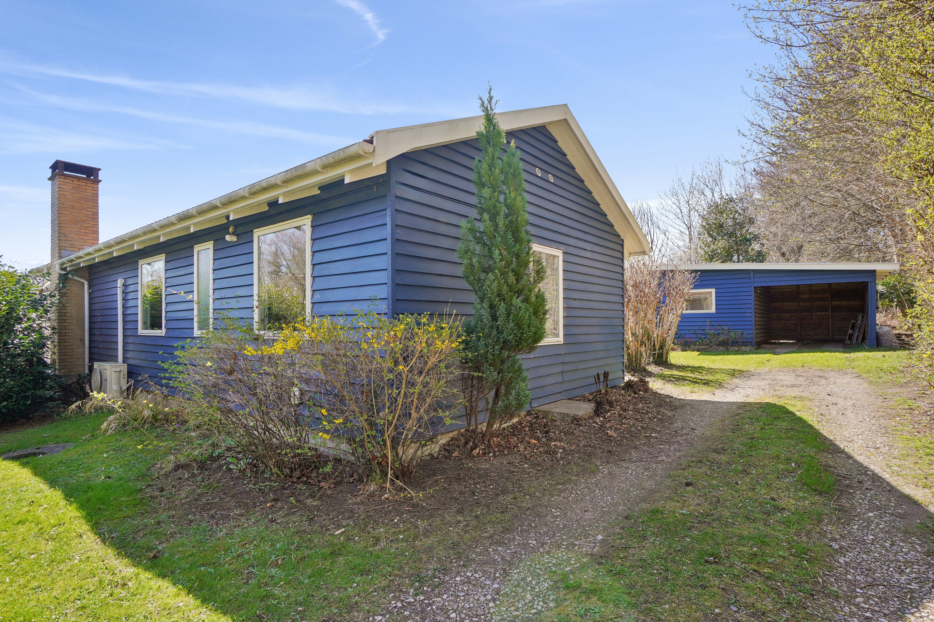 Fremhævet set fra haven billede i fuldskærmstilstand. Billede af Kirsebærvej 9, Lille Kregme, 3300 Frederiksværk