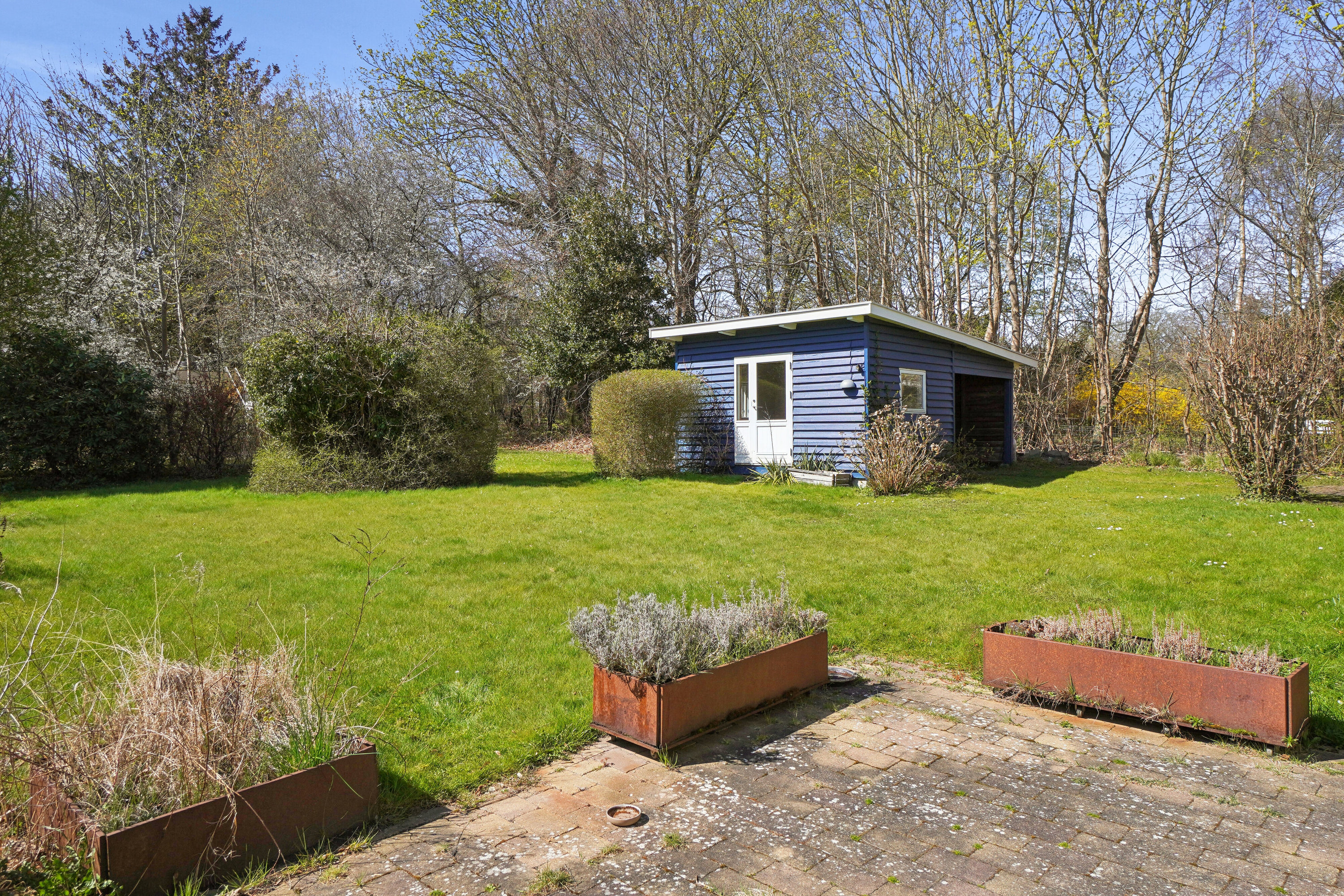 Fremhævet set fra haven billede i fuldskærmstilstand. Billede af Kirsebærvej 9, Lille Kregme, 3300 Frederiksværk