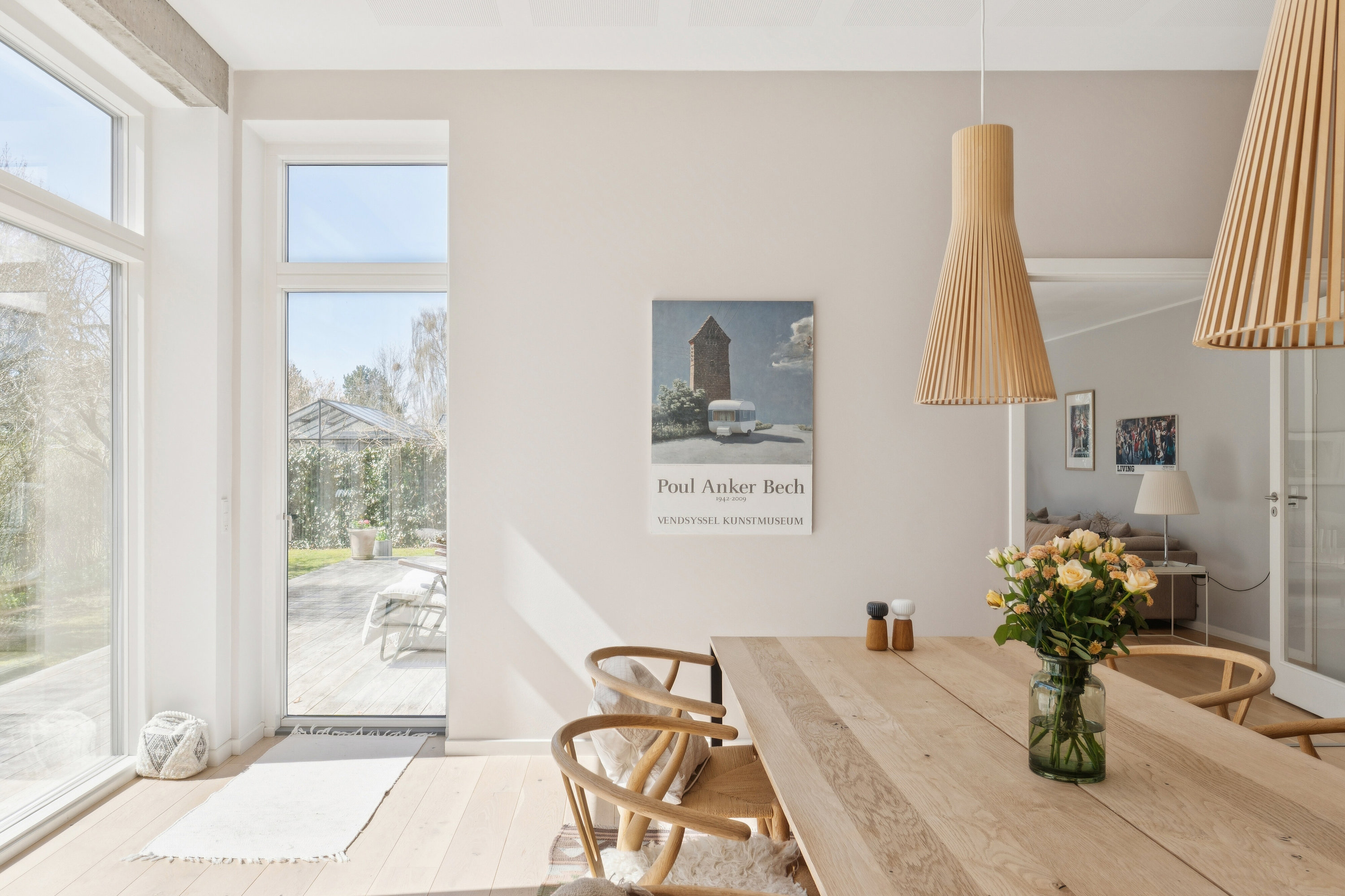 Fremhævet spisestue billede i fuldskærmstilstand. Billede af Langagervej 16, Himmelev, 4000 Roskilde