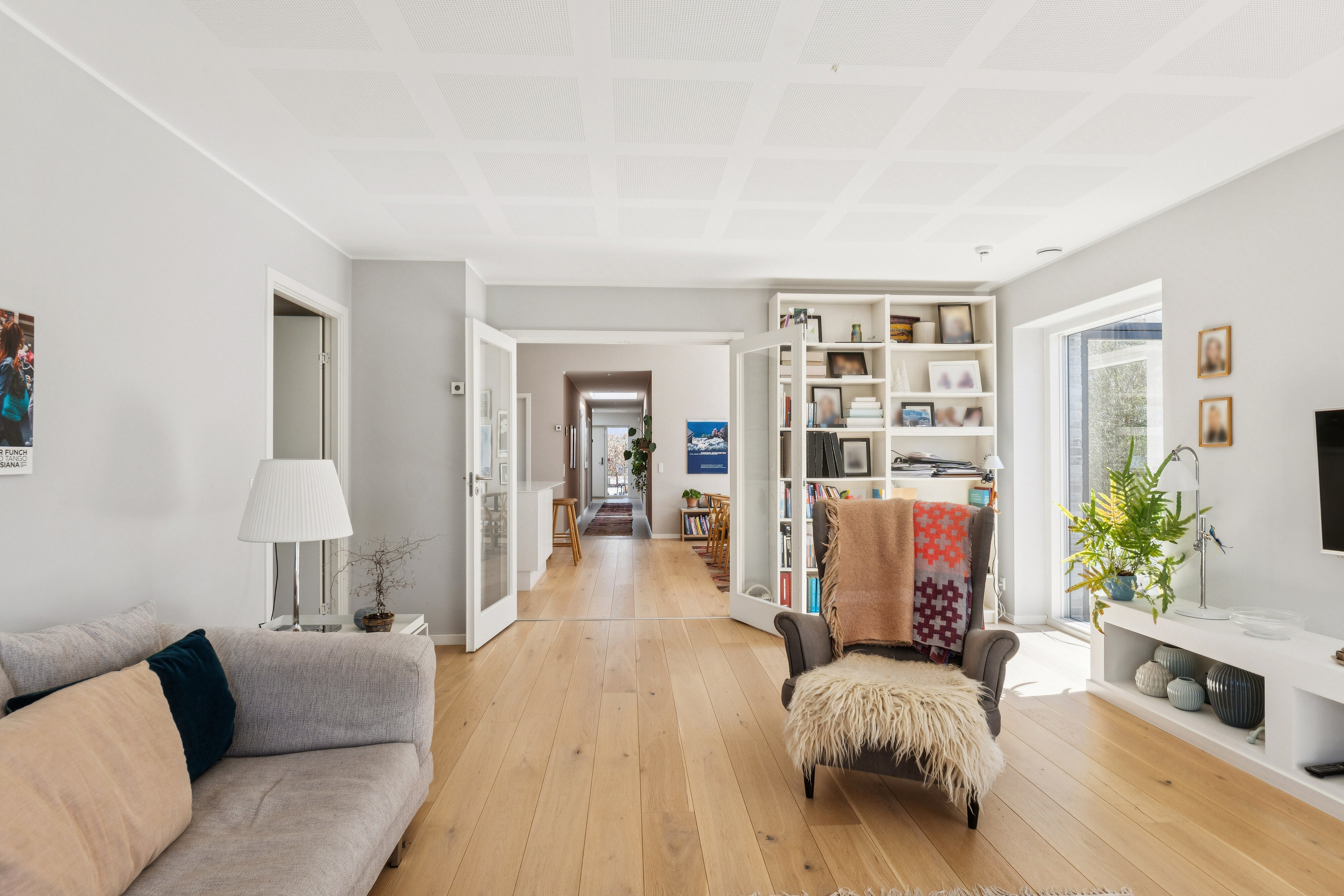 Fremhævet stue billede i fuldskærmstilstand. Billede af Langagervej 16, Himmelev, 4000 Roskilde