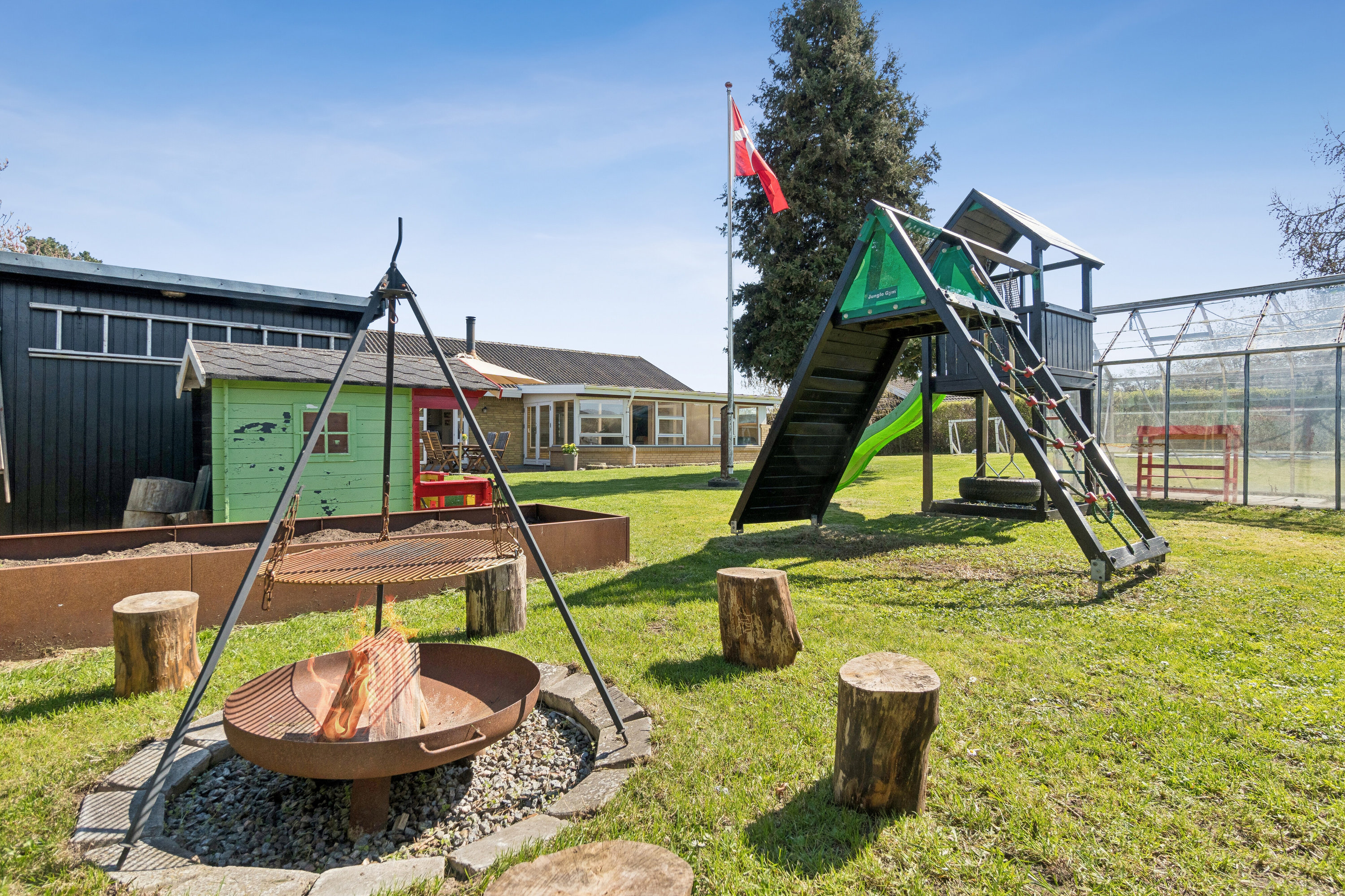 Fremhævet have billede i fuldskærmstilstand. Billede af Rådyrvænget 172, 5800 Nyborg