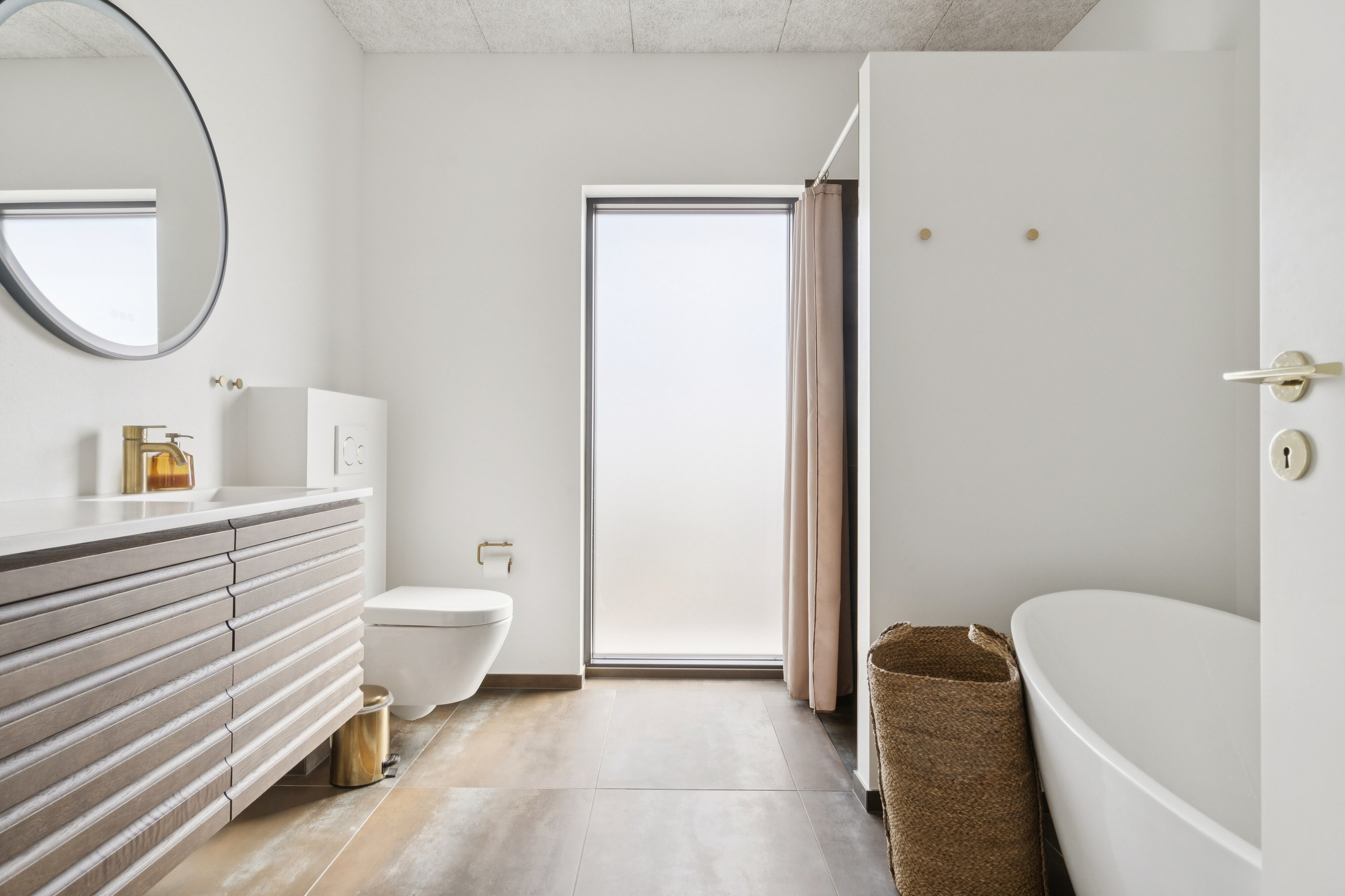 Fremhævet badeværelse billede i fuldskærmstilstand. Billede af Lyngbakken 26, Vorupør, 7700 Thisted