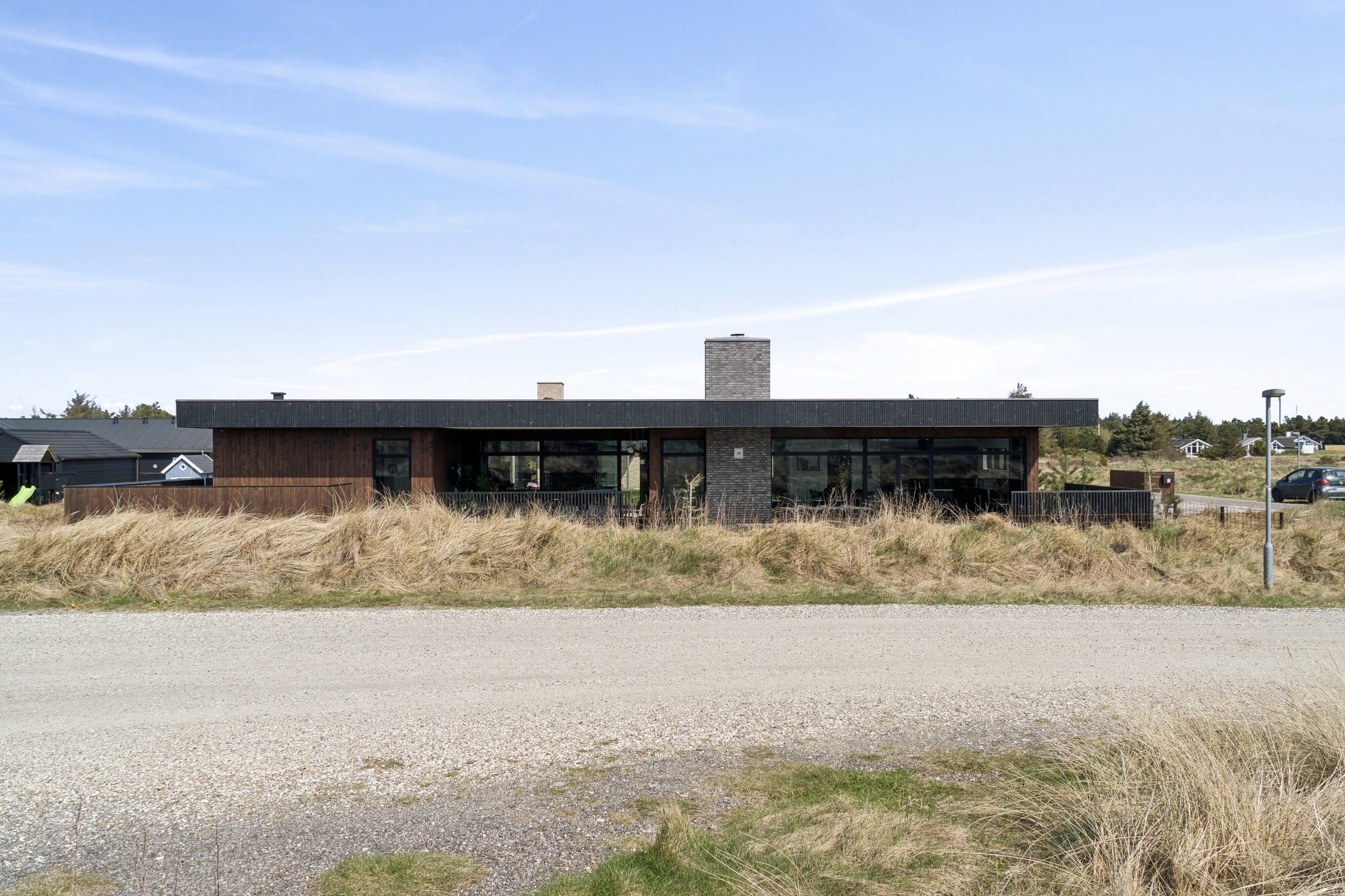 Fremhævet set fra vejen billede i fuldskærmstilstand. Billede af Lyngbakken 26, Vorupør, 7700 Thisted