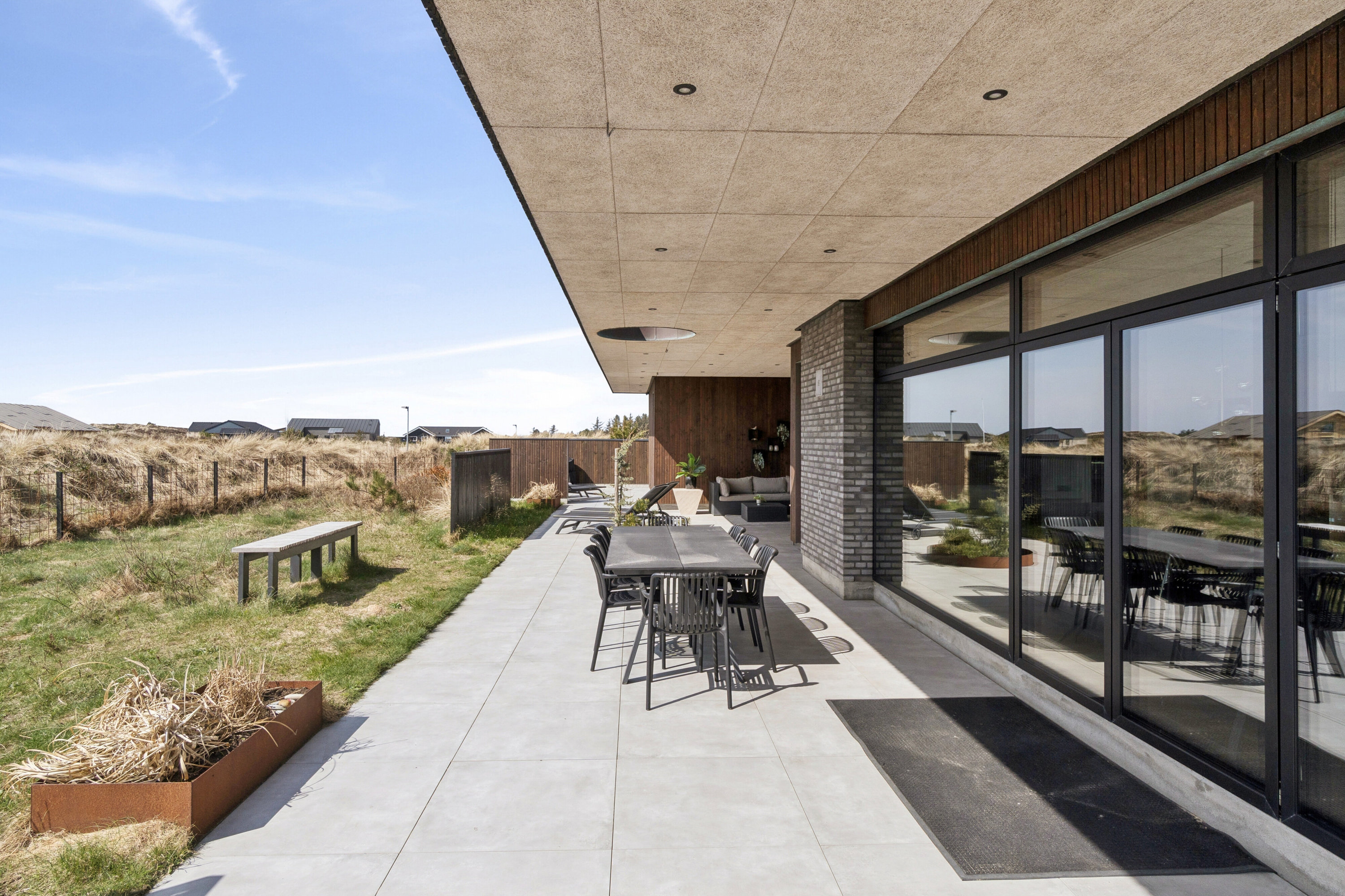 Fremhævet overdækket terrasse billede i fuldskærmstilstand. Billede af Lyngbakken 26, Vorupør, 7700 Thisted