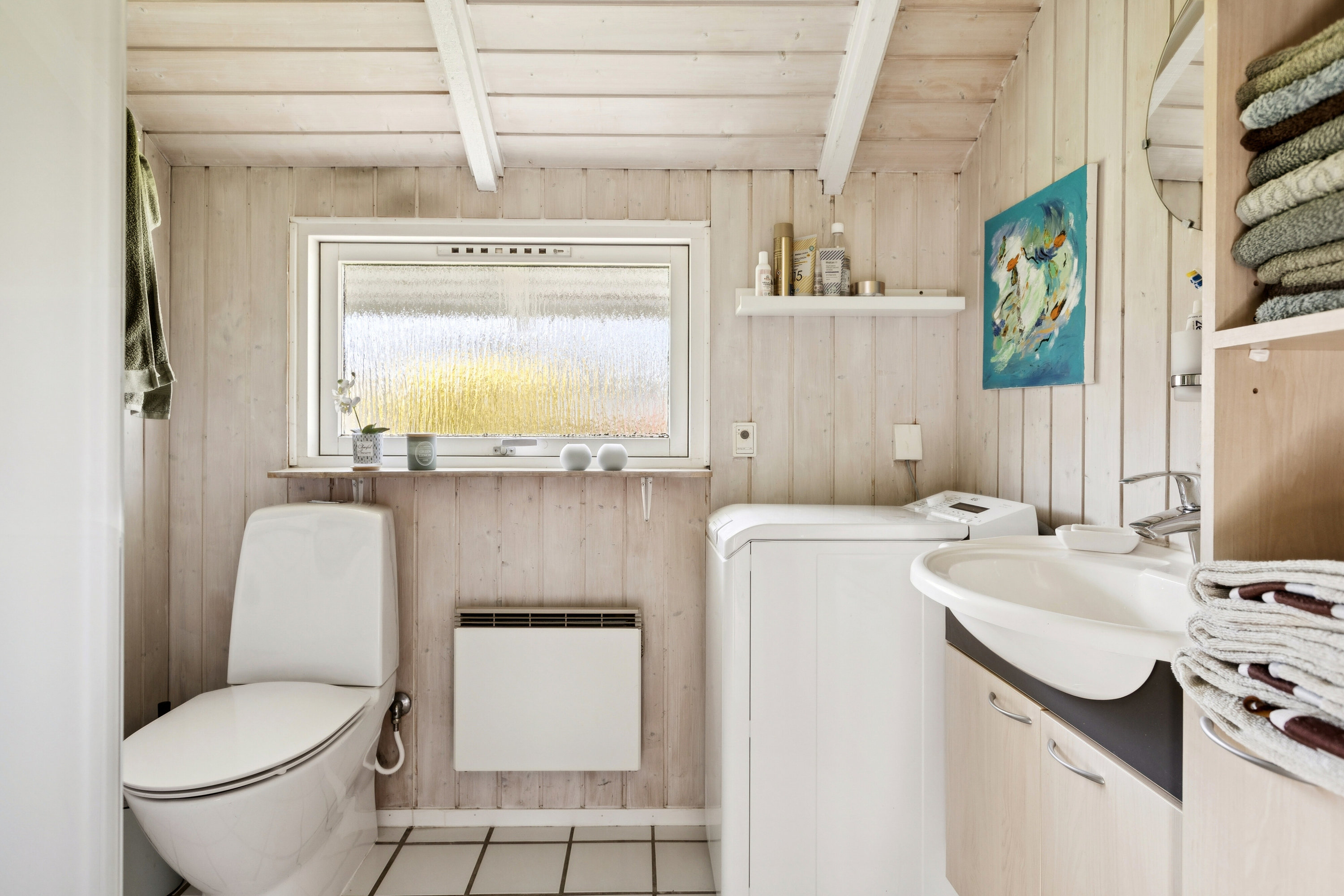 Fremhævet badeværelse billede i fuldskærmstilstand. Billede af Sandløbervej 21, 4760 Vordingborg