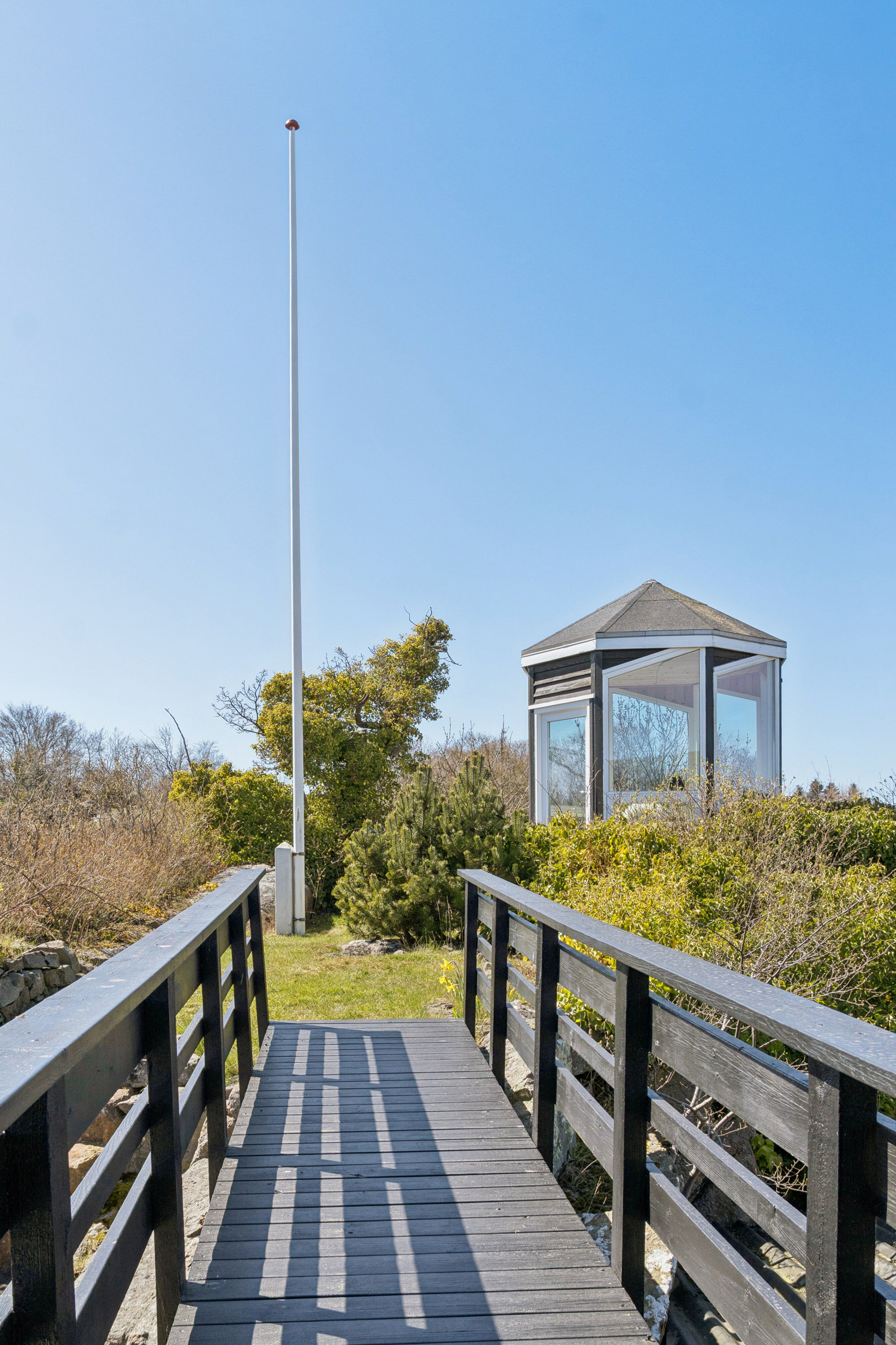 Fremhævet udendørs billede i fuldskærmstilstand. Billede af Strandvejen 57, Allinge, 3770 Allinge