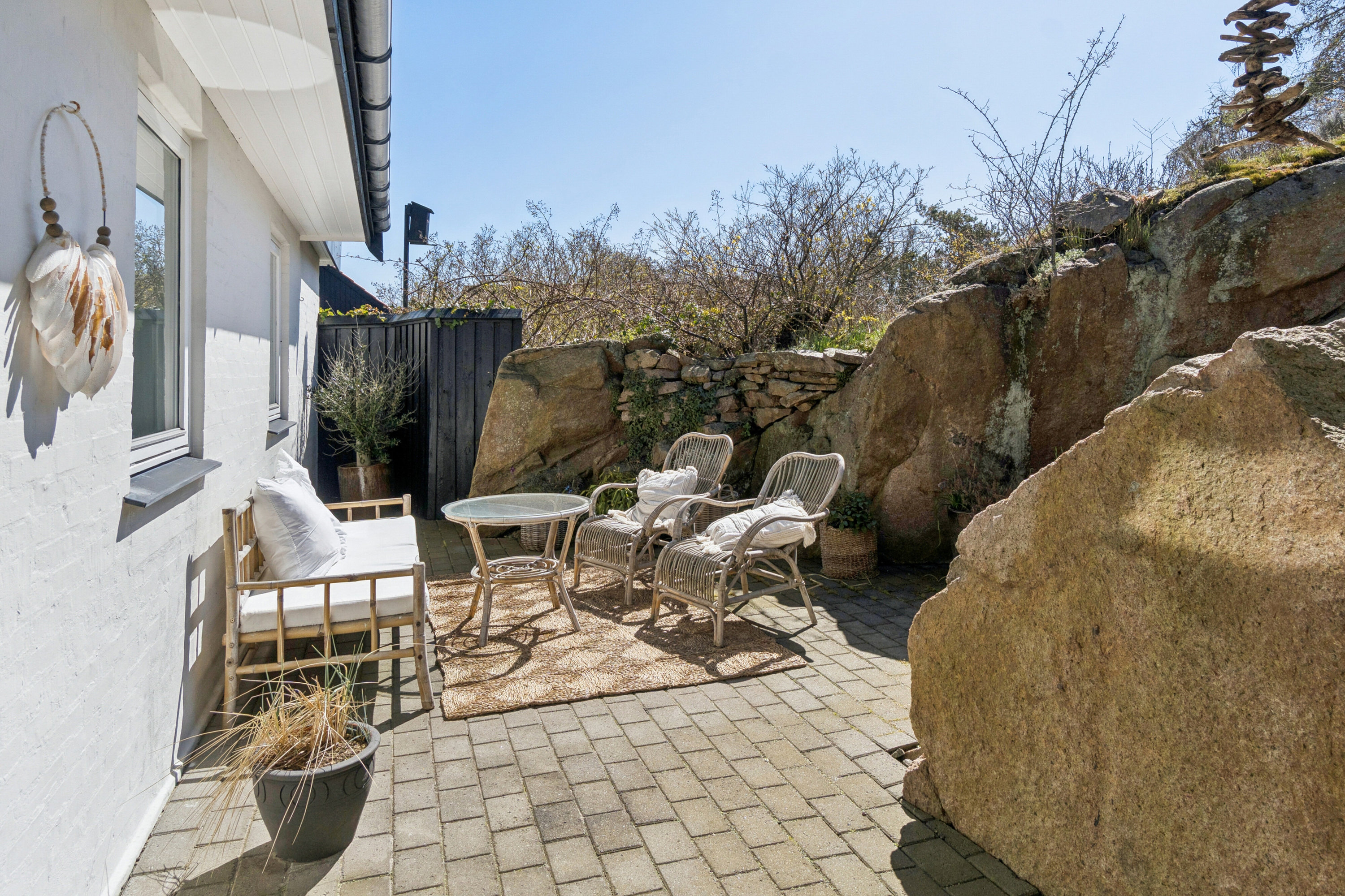 Fremhævet terrasse billede i fuldskærmstilstand. Billede af Strandvejen 57, Allinge, 3770 Allinge