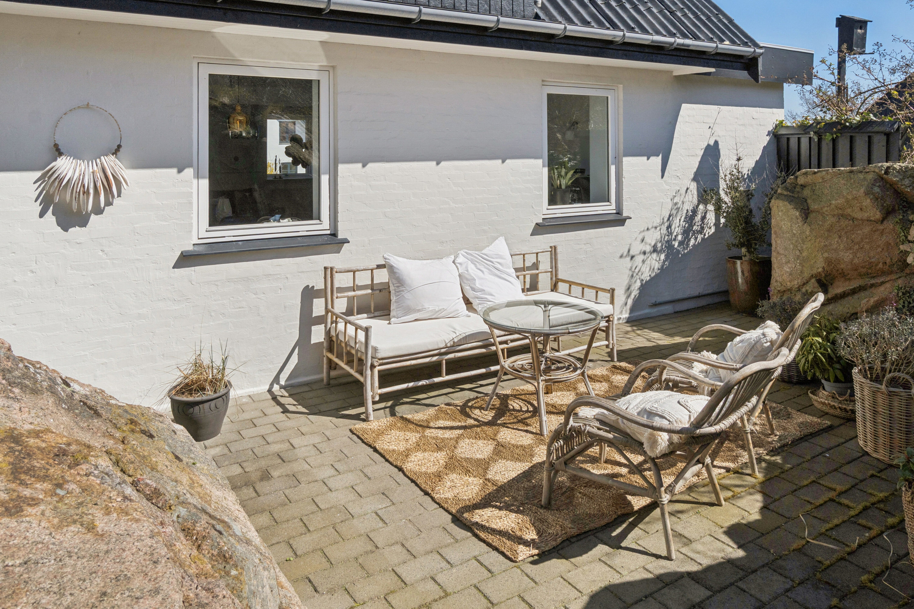 Fremhævet terrasse billede i fuldskærmstilstand. Billede af Strandvejen 57, Allinge, 3770 Allinge