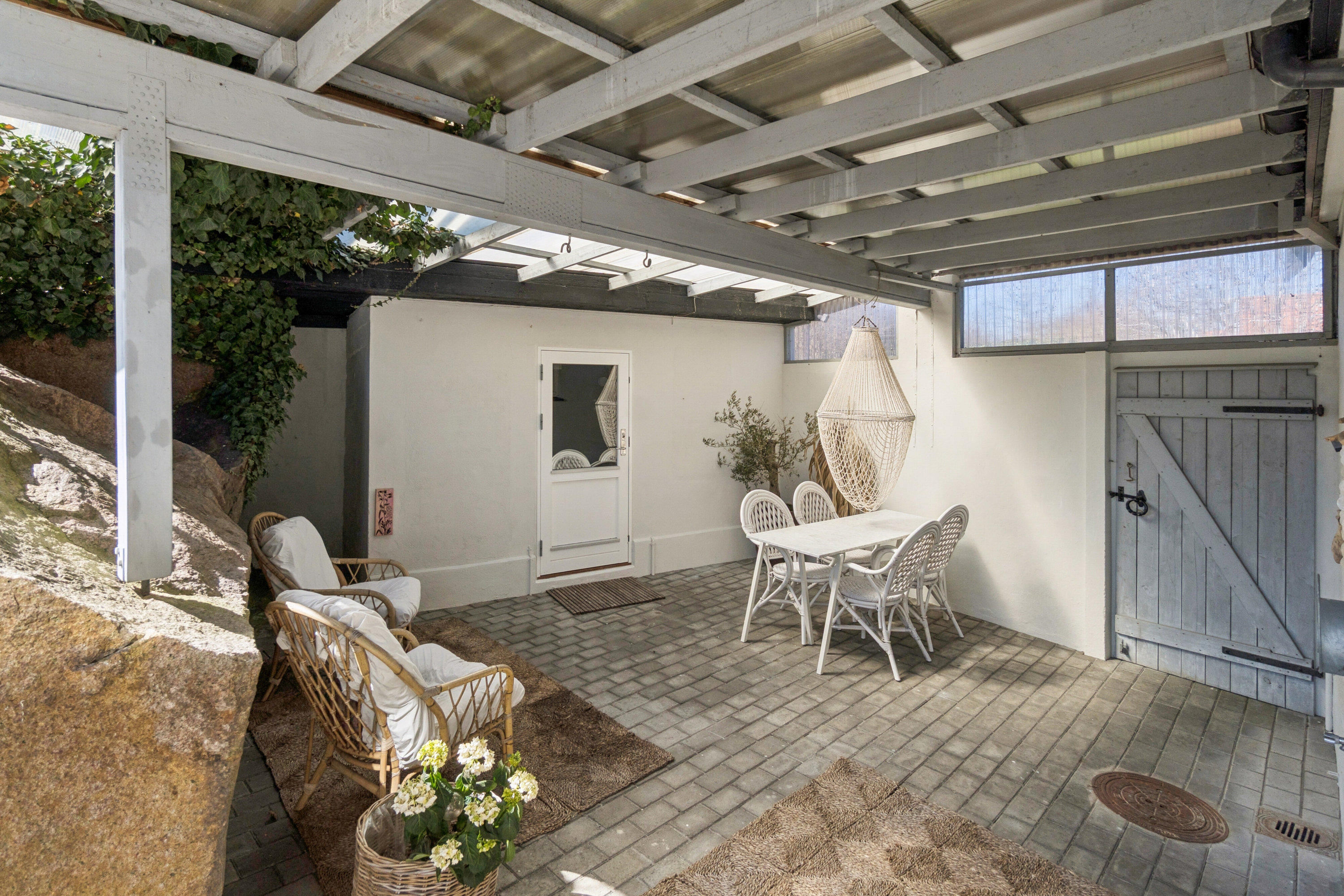 Fremhævet terrasse billede i fuldskærmstilstand. Billede af Strandvejen 57, Allinge, 3770 Allinge