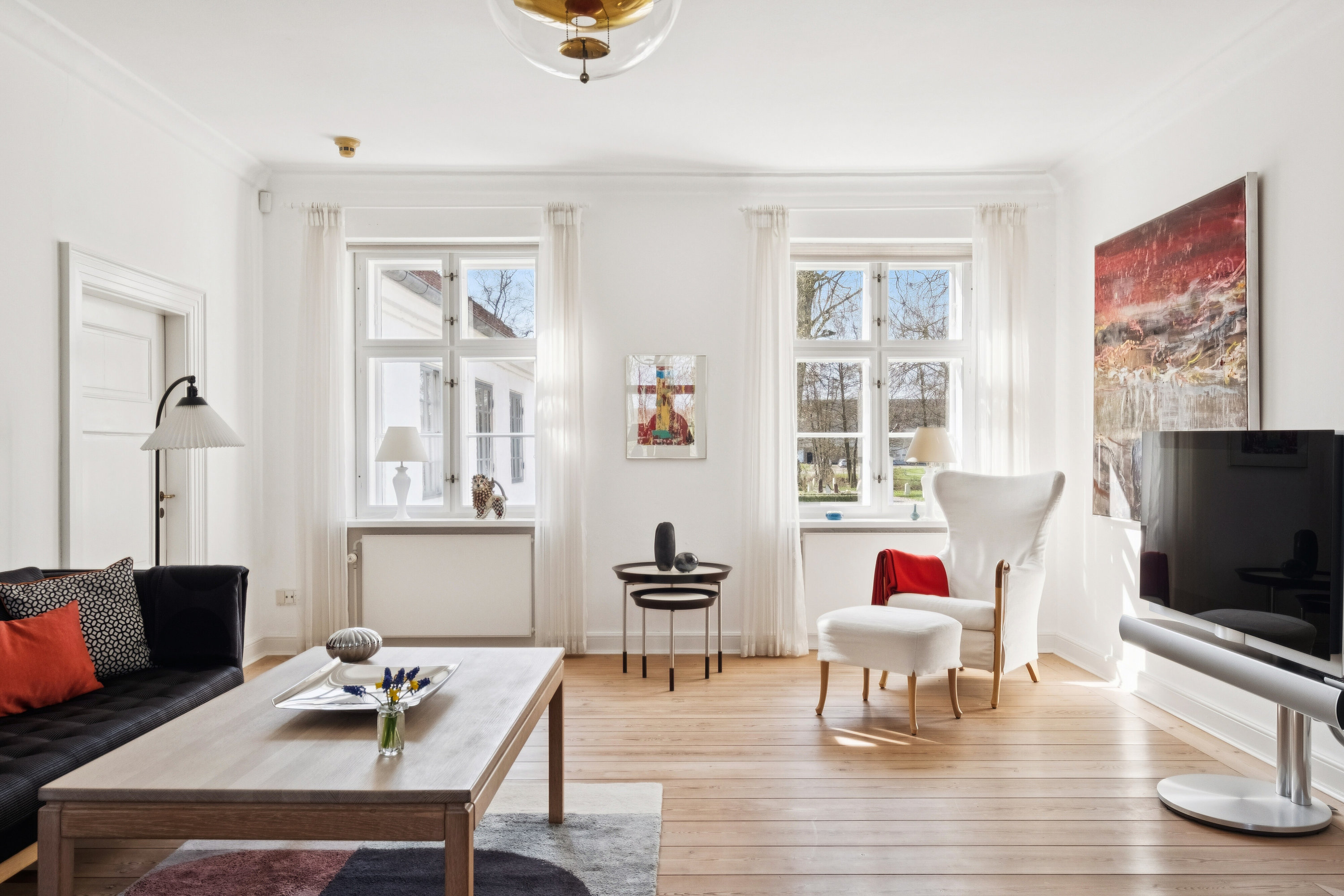 Fremhævet stue billede i fuldskærmstilstand. Billede af Fuglsigvej 161, 9800 Hjørring