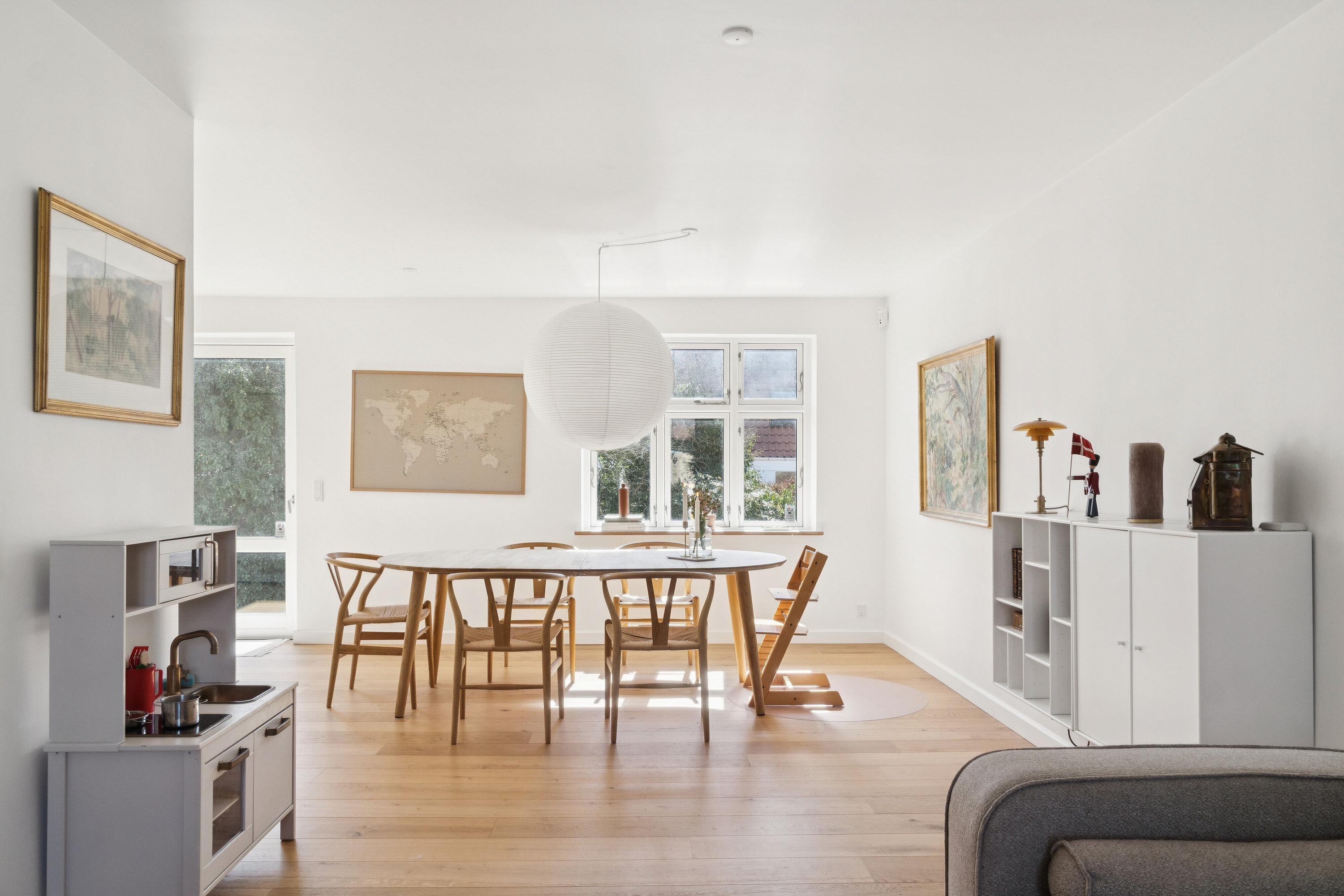 Fremhævet spisestue billede i fuldskærmstilstand. Billede af Gartnervænget 5, 8310 Tranbjerg J