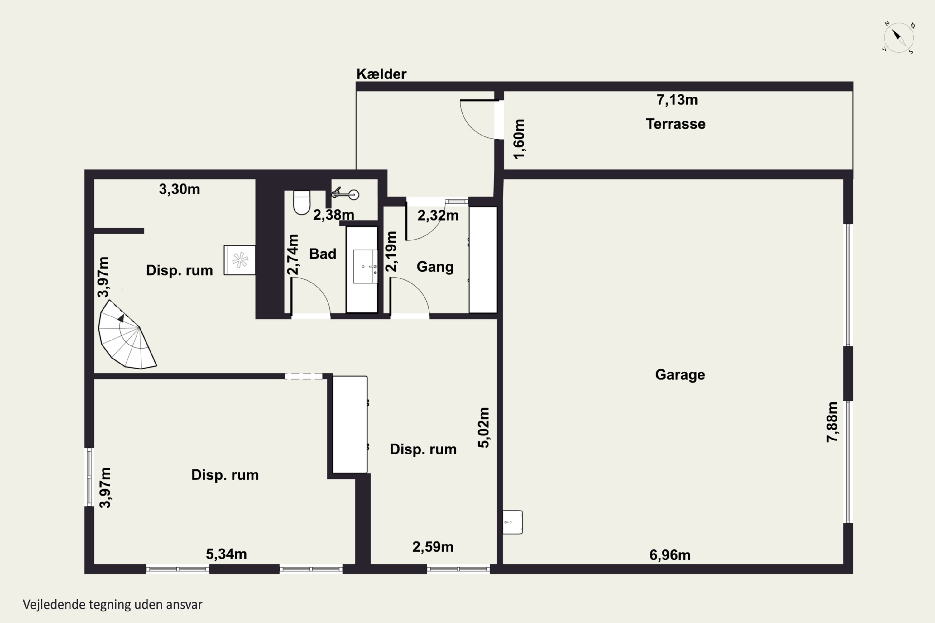 Plantegninger billede af Ægirsvej 13, 4200 Slagelse