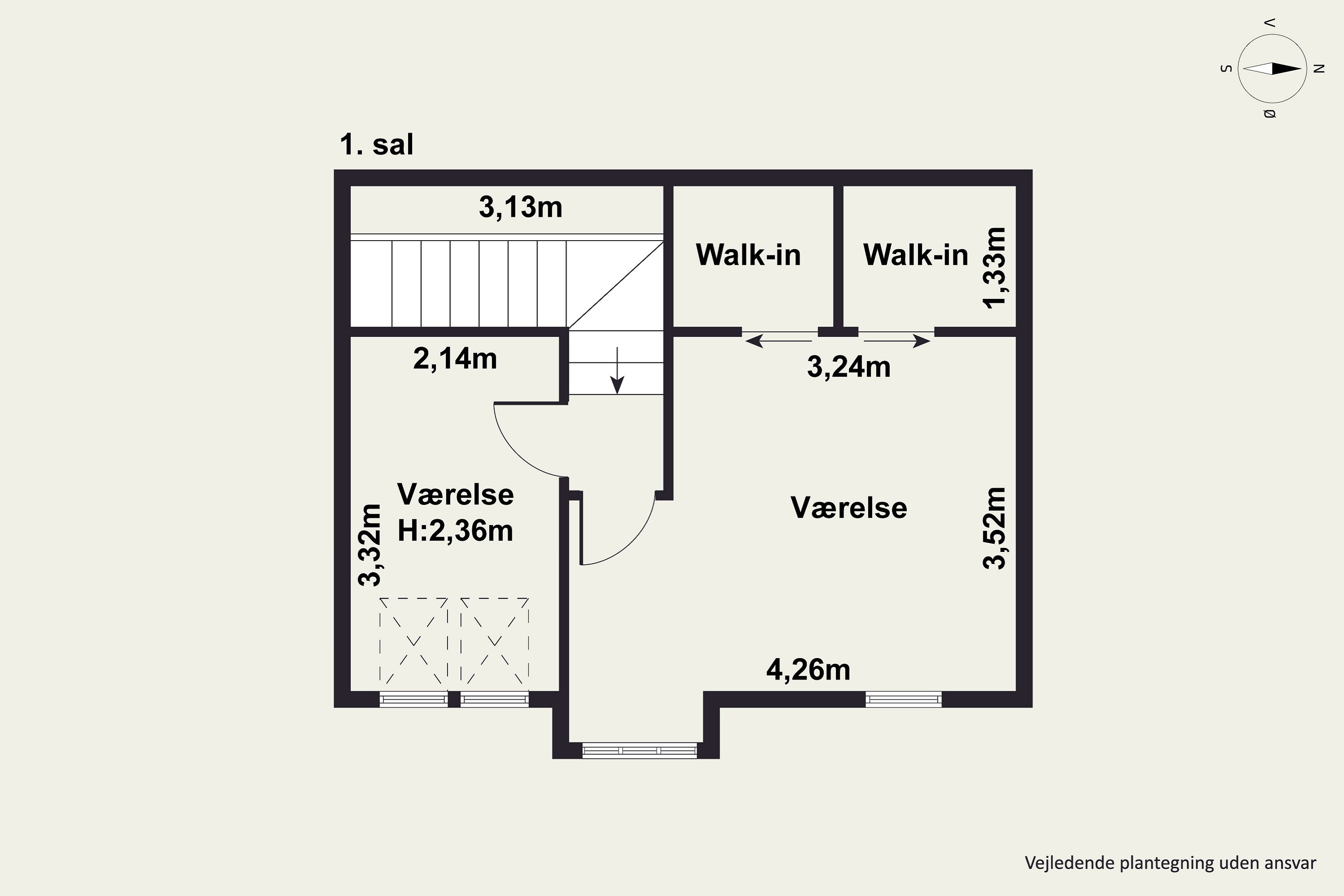 Plantegninger billede af Volden 22, 1. 20., 8800 Viborg