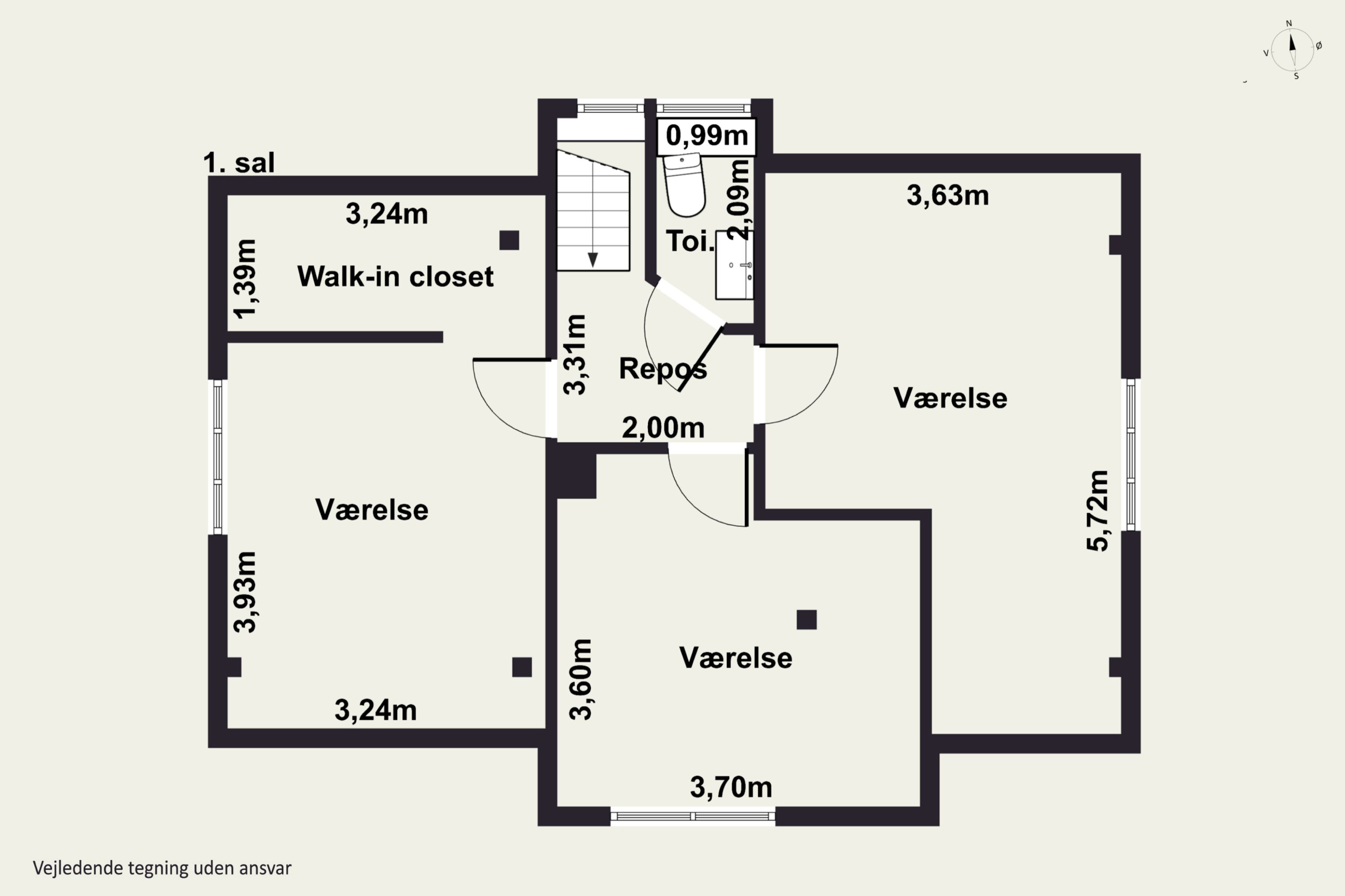 Plantegninger billede af Gartnervænget 5, 8310 Tranbjerg J