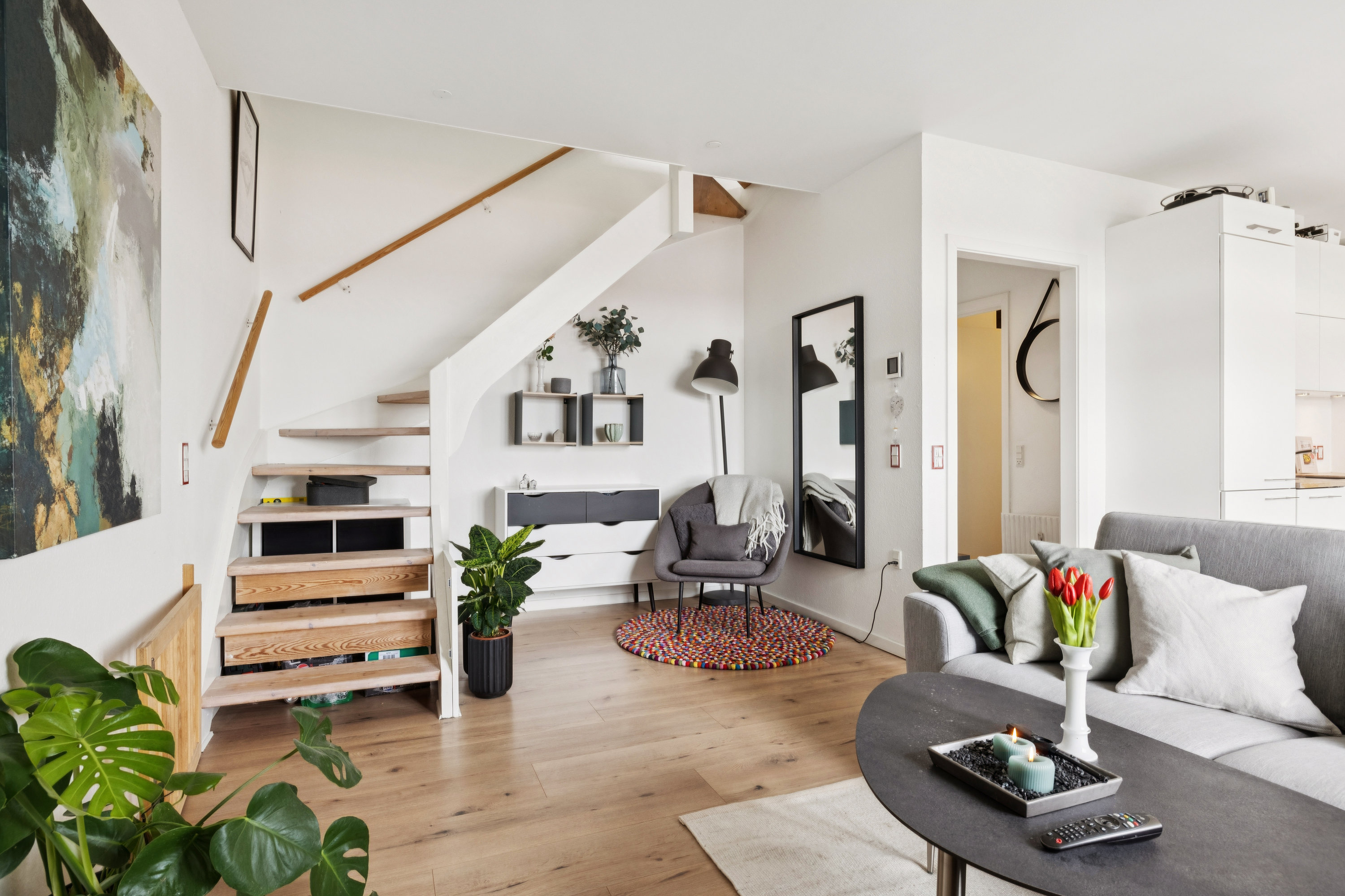 Fremhævet stue billede i fuldskærmstilstand. Billede af Volden 22, 1. 20., 8800 Viborg