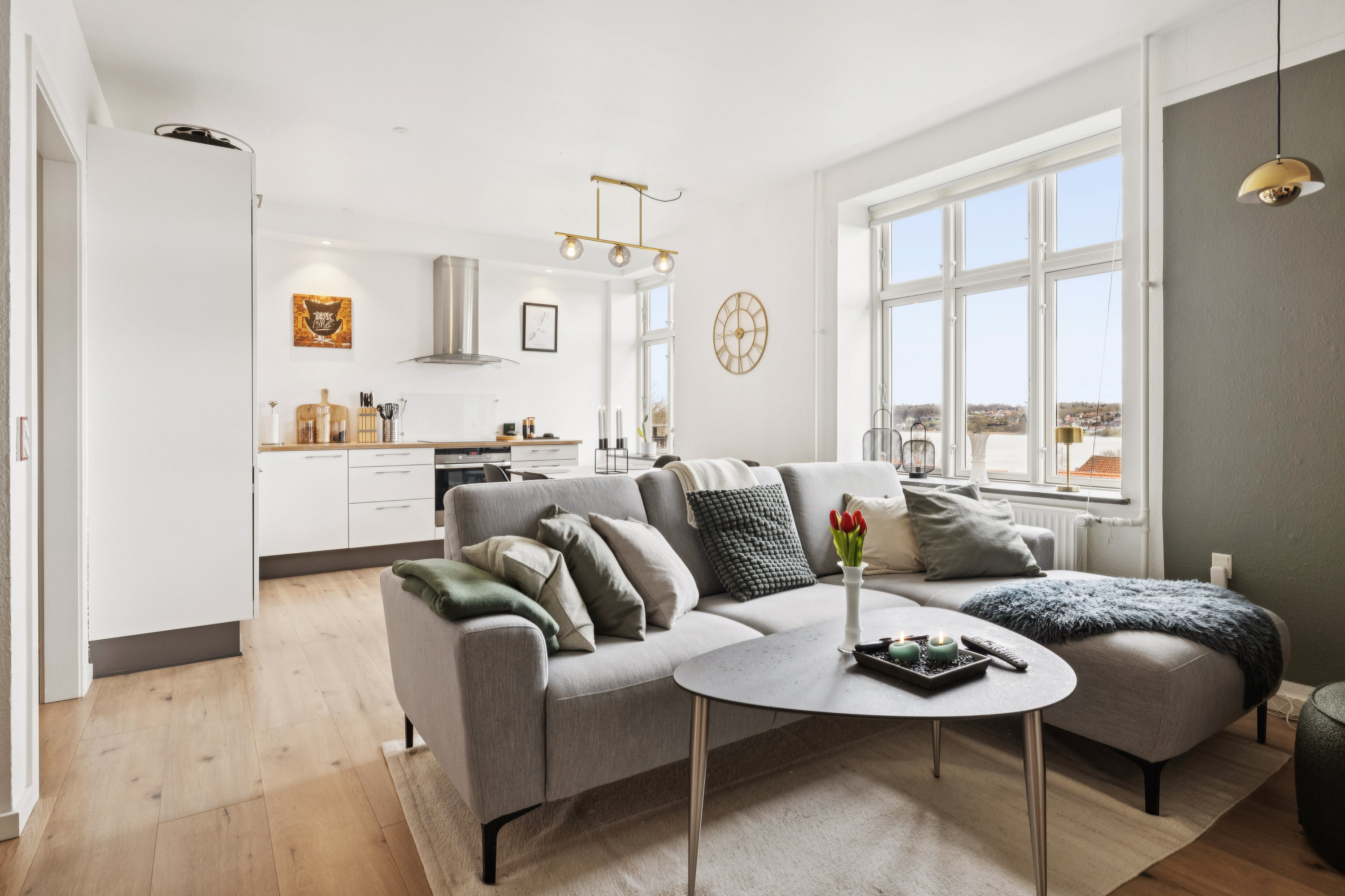 Fremhævet stue billede i fuldskærmstilstand. Billede af Volden 22, 1. 20., 8800 Viborg