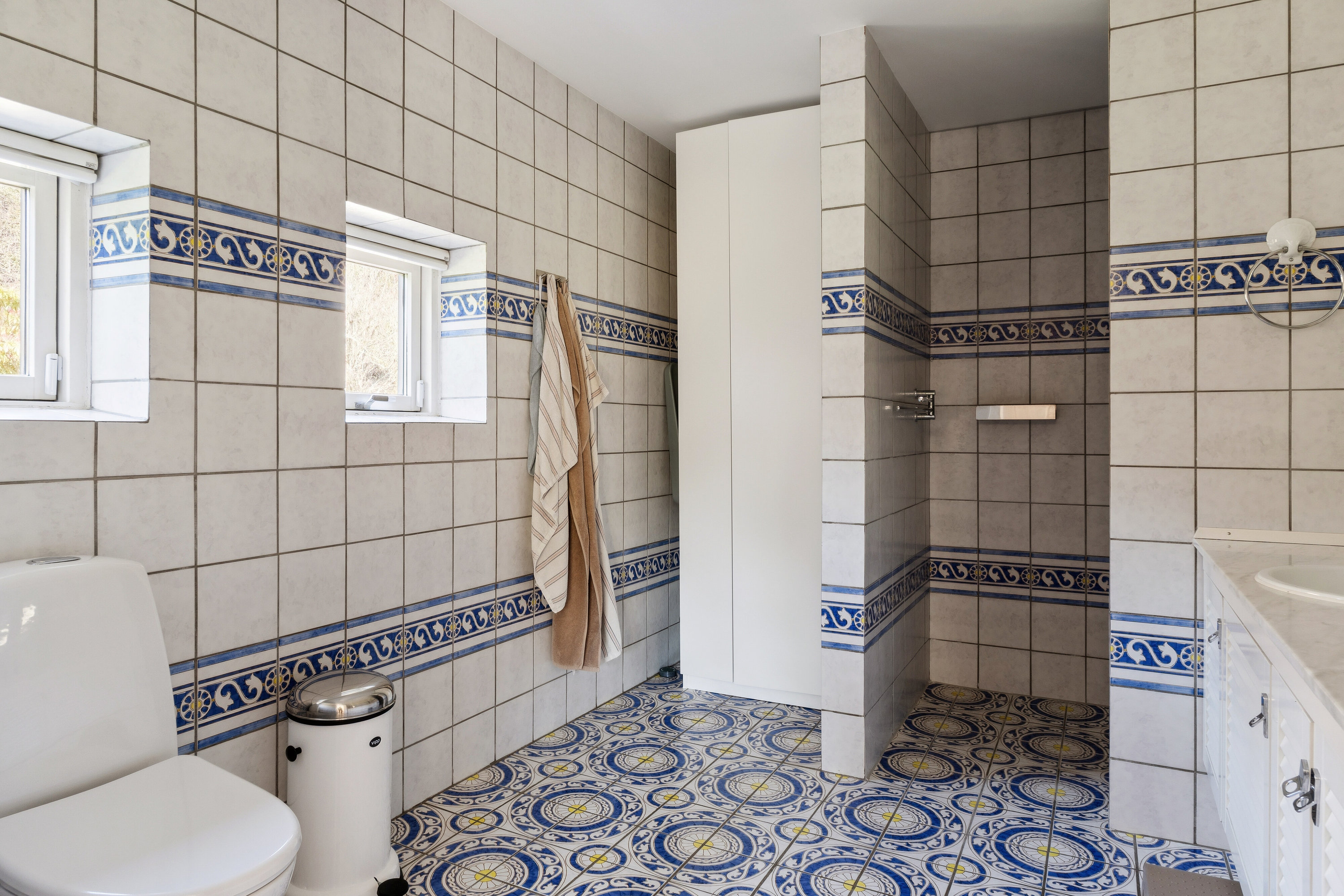 Fremhævet badeværelse billede i fuldskærmstilstand. Billede af Drosselvej 14, Kollund, 6340 Kruså