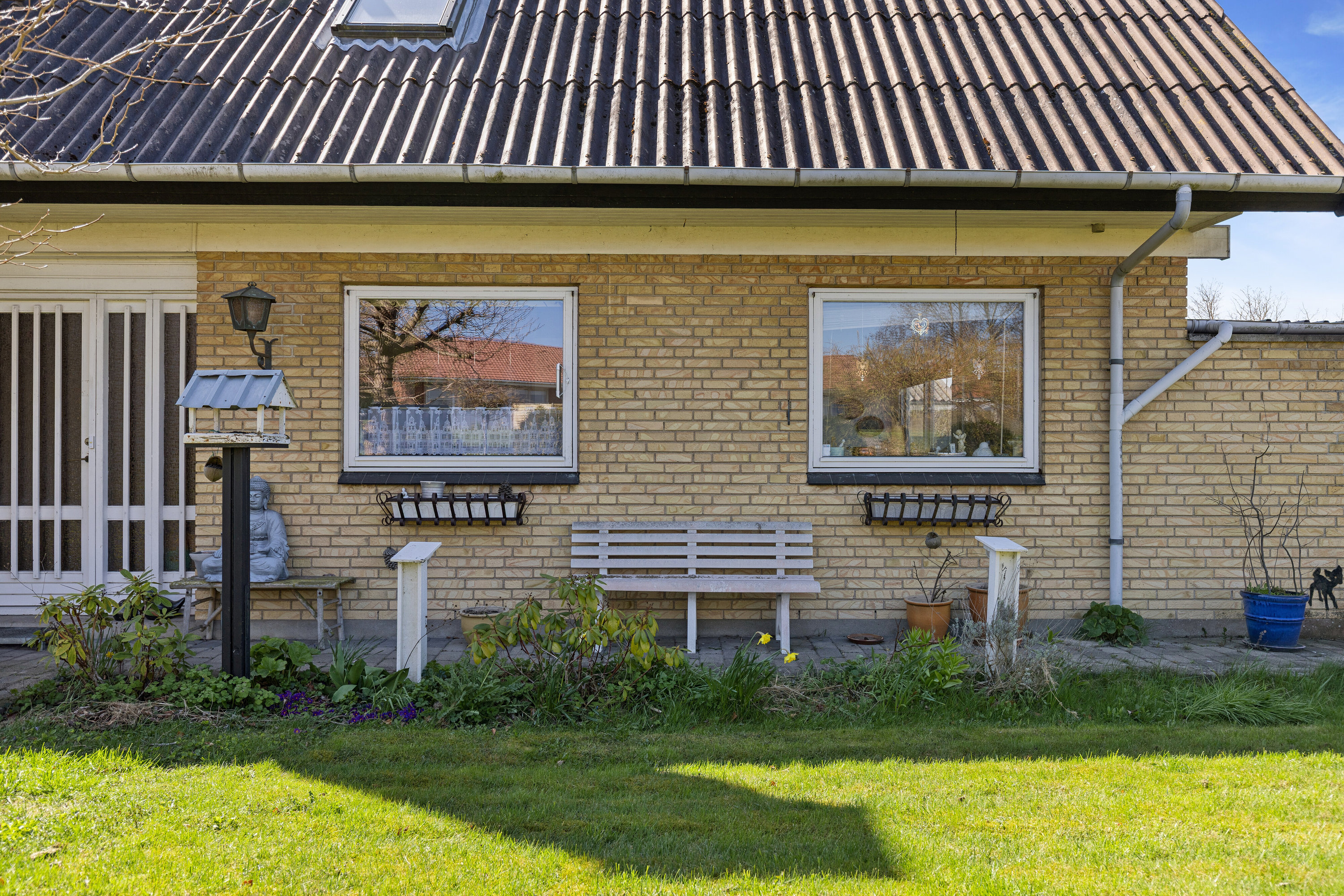 Fremhævet set fra haven billede i fuldskærmstilstand. Billede af Bruunsmindevej 2, Toksværd, 4684 Holmegaard