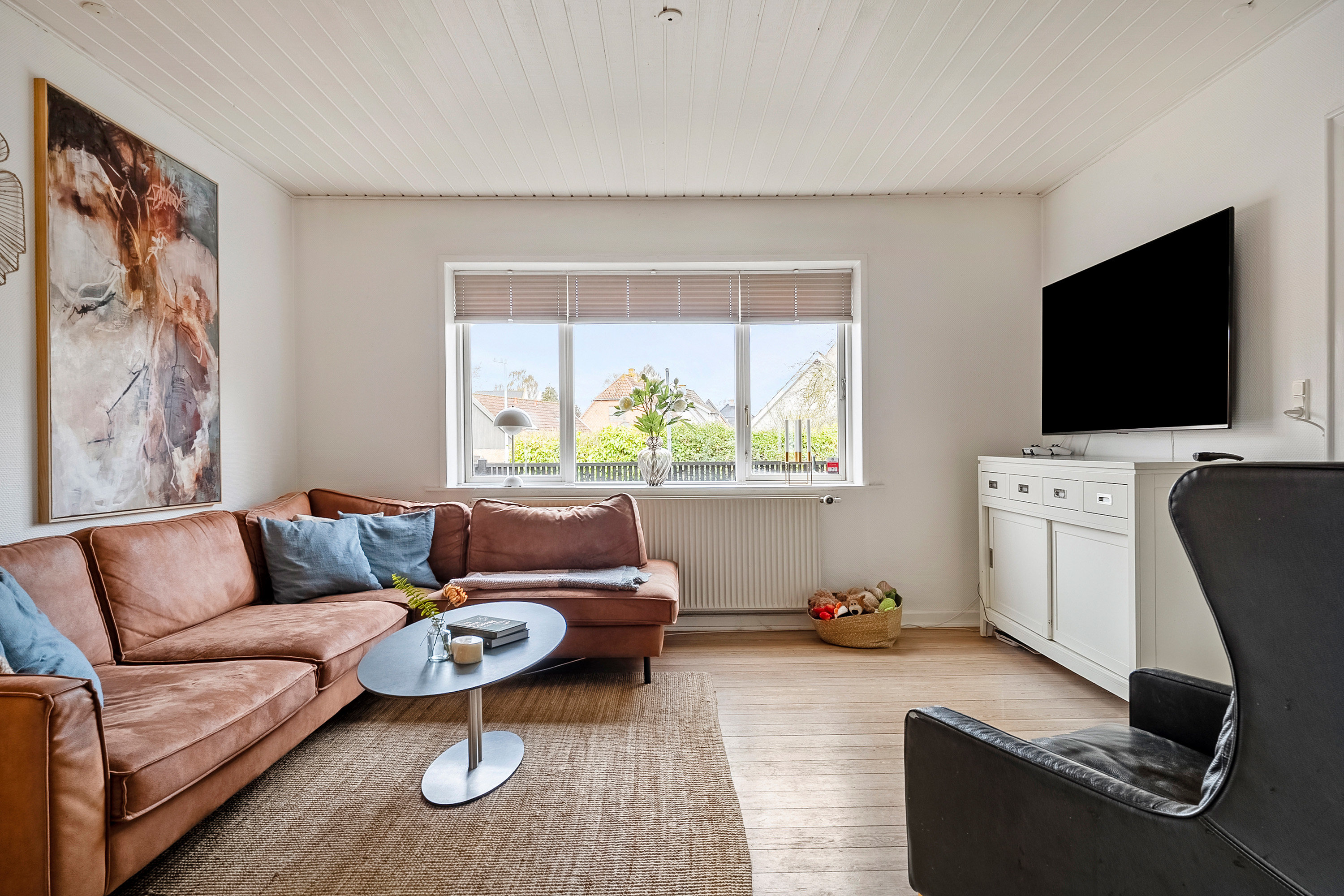 Fremhævet stue billede i fuldskærmstilstand. Billede af Langelandsgade 11, 8700 Horsens