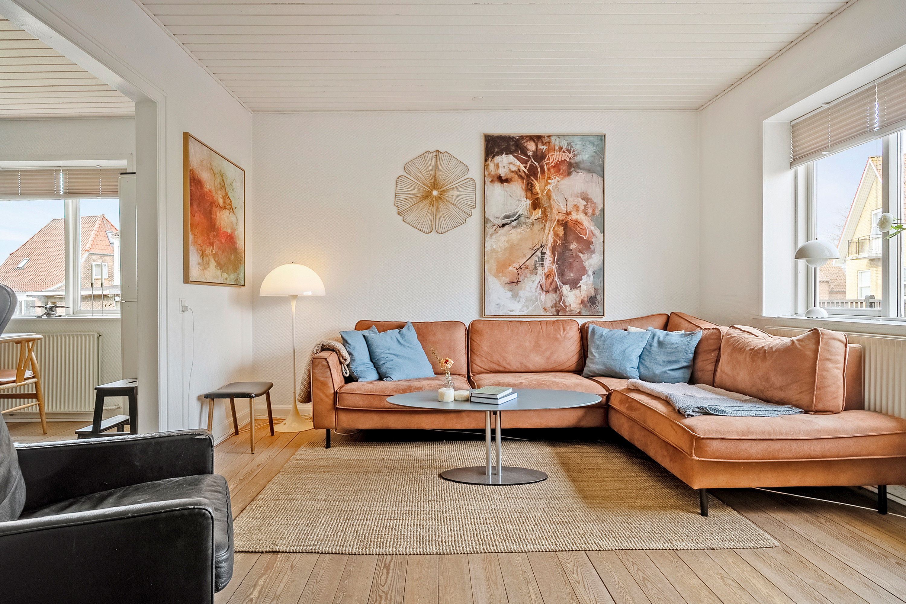 Fremhævet stue billede i fuldskærmstilstand. Billede af Langelandsgade 11, 8700 Horsens