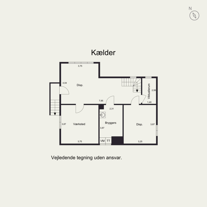 Plantegninger billede af Vestergade 33, 6600 Vejen