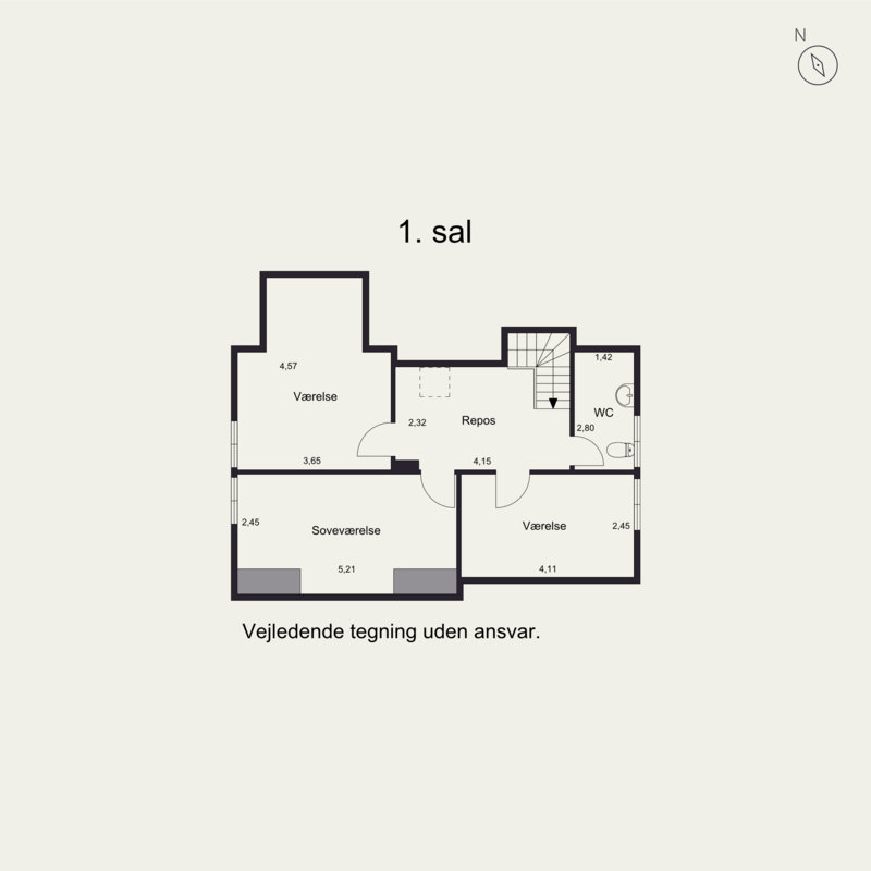 Plantegninger billede af Vestergade 33, 6600 Vejen