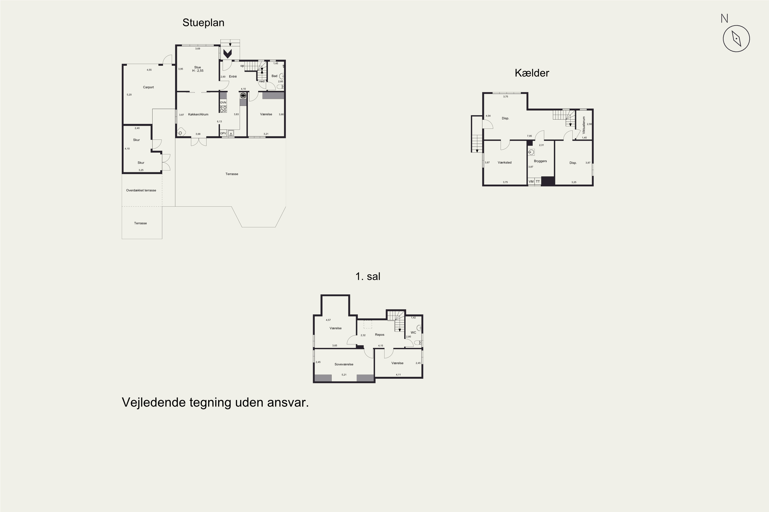 Plantegninger billede af Vestergade 33, 6600 Vejen