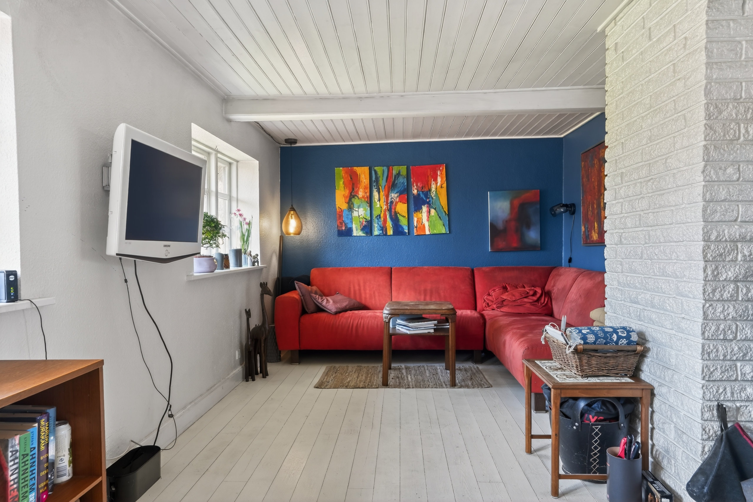 Fremhævet stue billede i fuldskærmstilstand. Billede af Asmindrupvej 43, 4572 Nørre Asmindrup