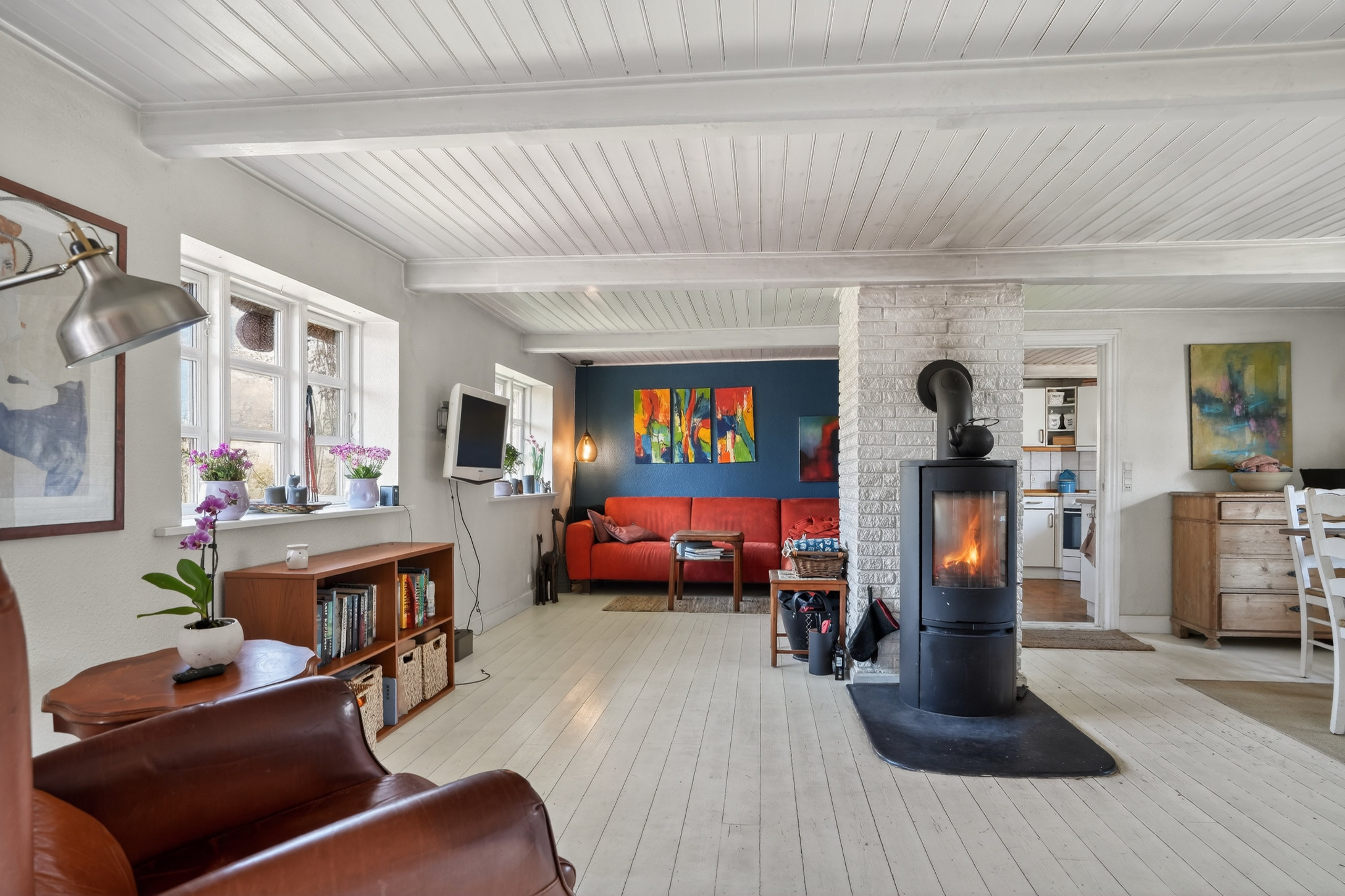 Fremhævet stue billede i fuldskærmstilstand. Billede af Asmindrupvej 43, 4572 Nørre Asmindrup