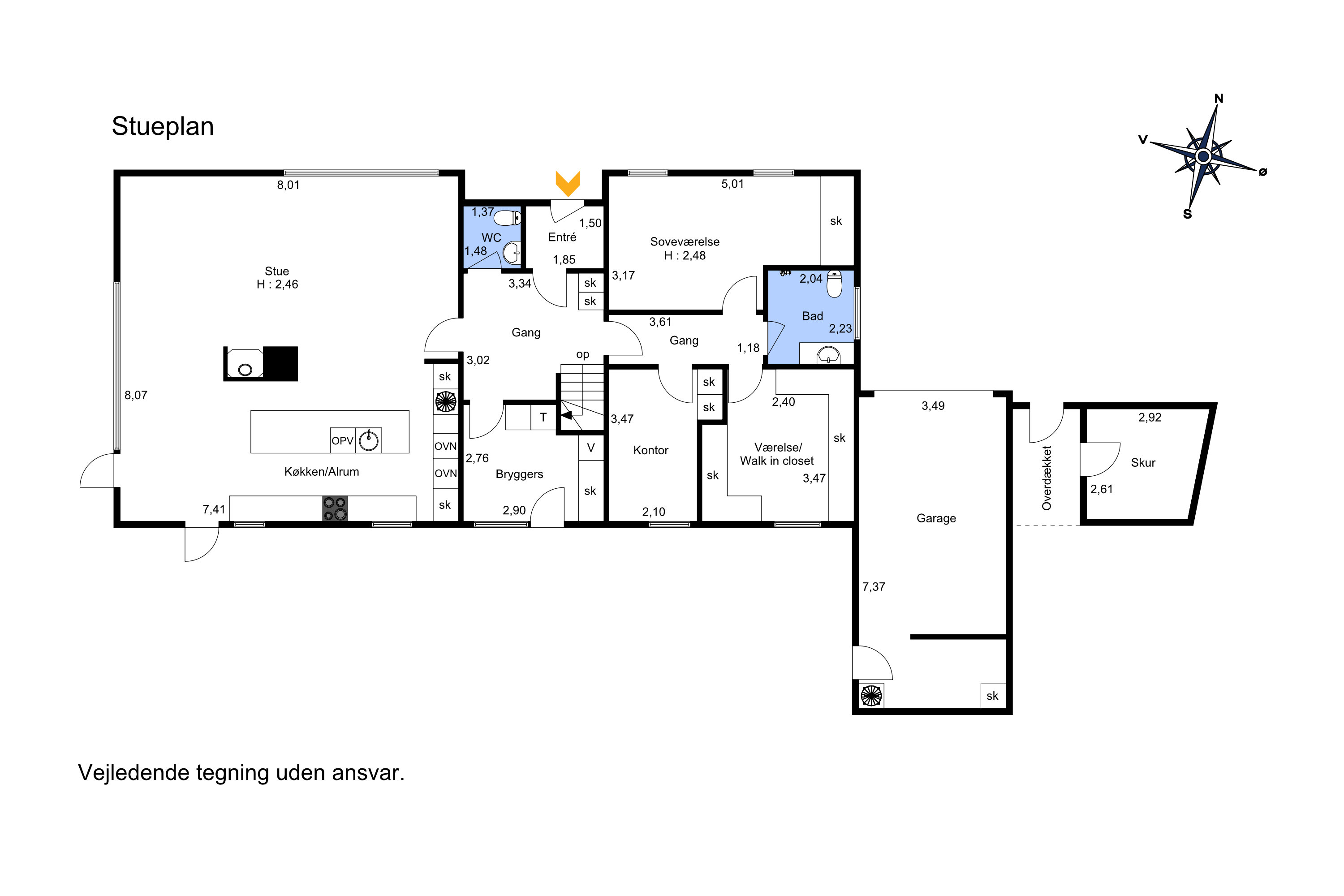 Plantegninger billede af Mariehøjvej 17, 8600 Silkeborg