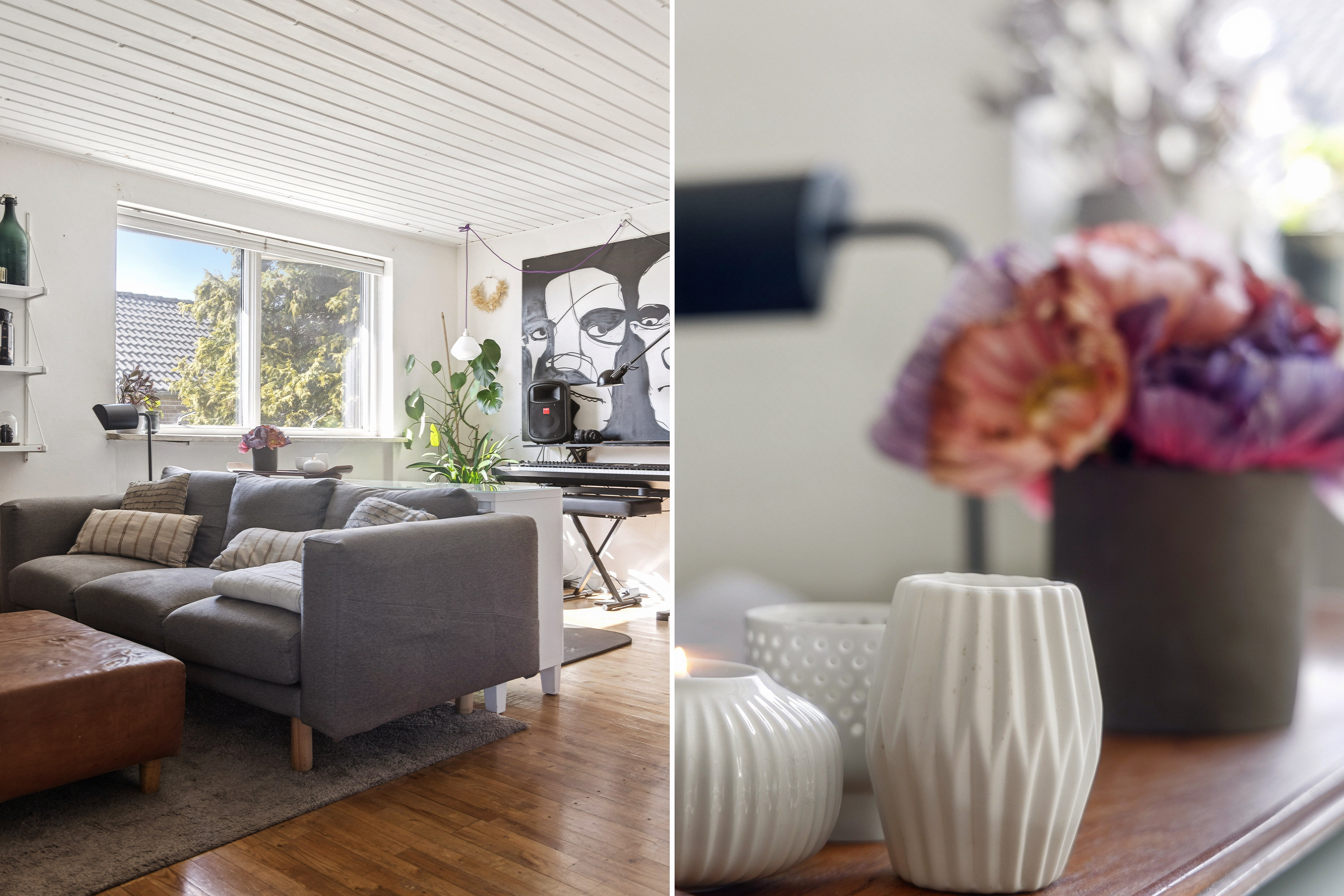 Fremhævet stue billede i fuldskærmstilstand. Billede af Gyldenlakvej 13, 9400 Nørresundby