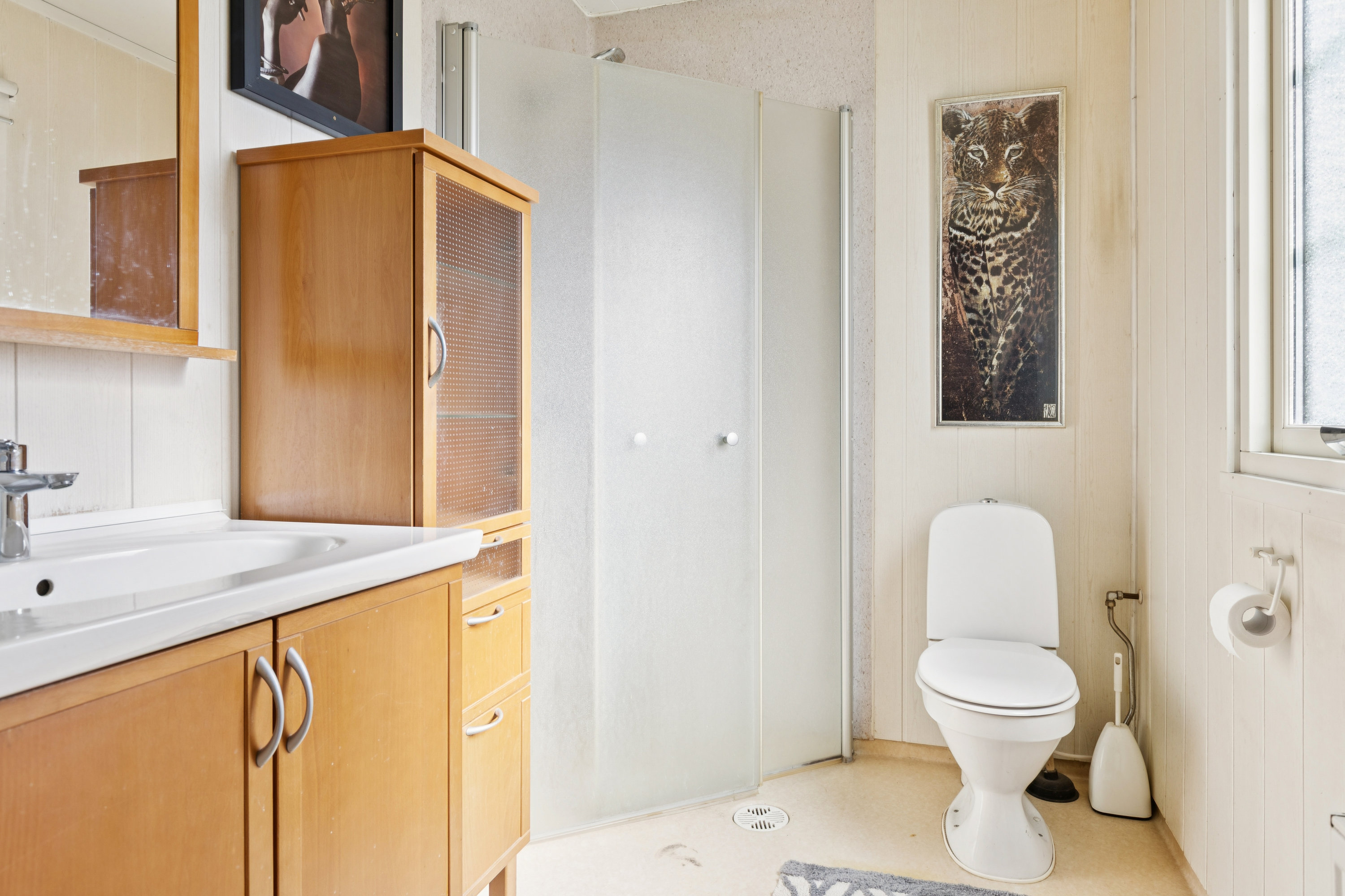 Fremhævet badeværelse billede i fuldskærmstilstand. Billede af Eskebjerg Strandvej 5, 4593 Eskebjerg